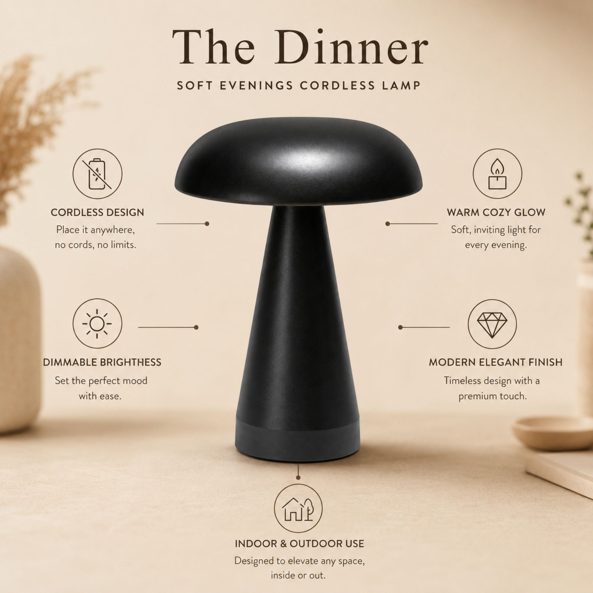 The Dinner Soft Evenings Cordless Lamp