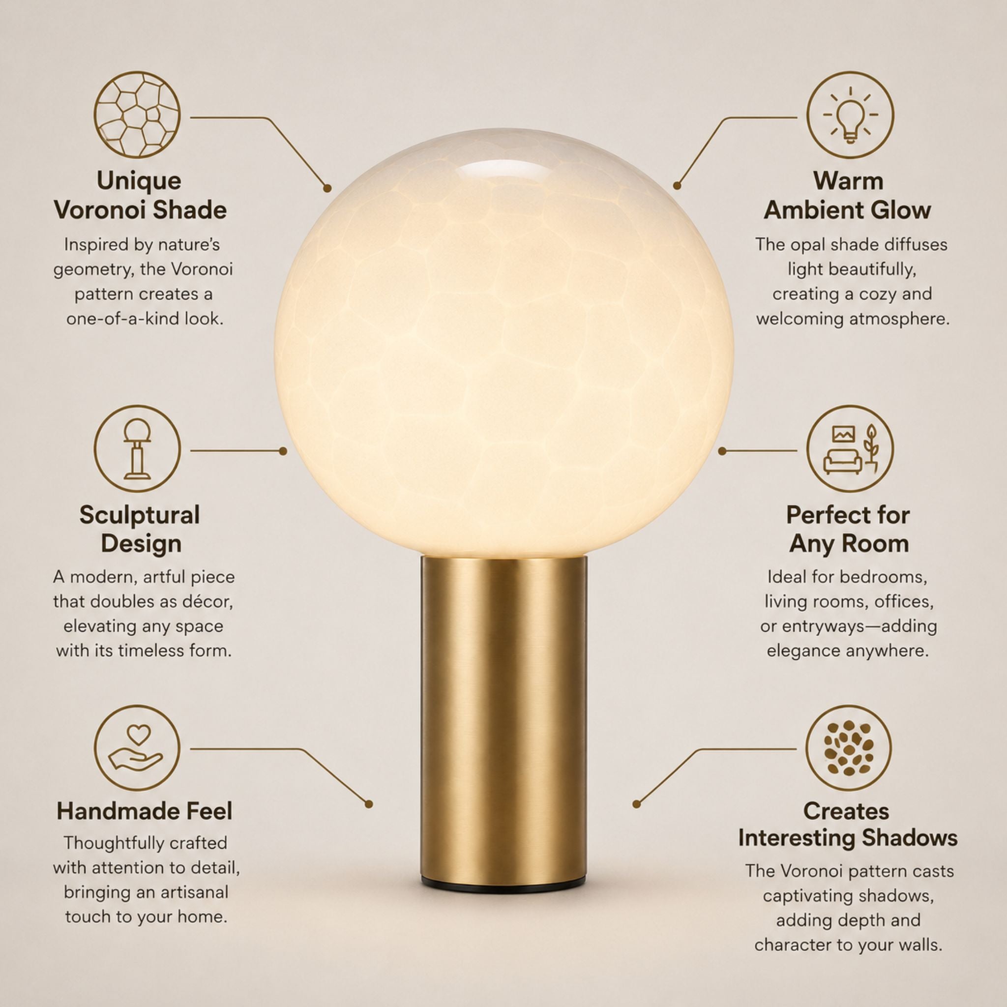 The Opal Glow Table Lamp
