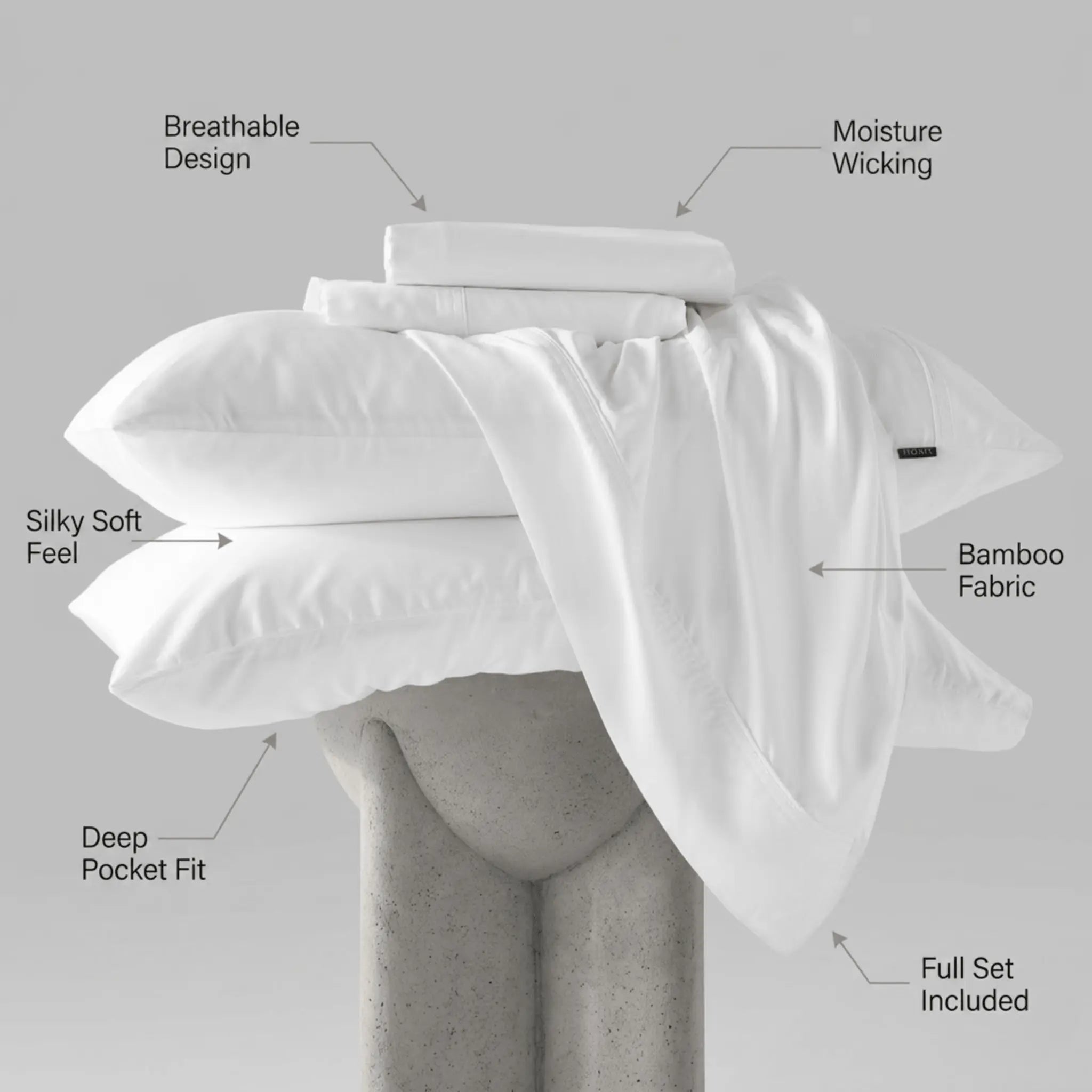 The Breathable Bamboo Bed Sheet Set