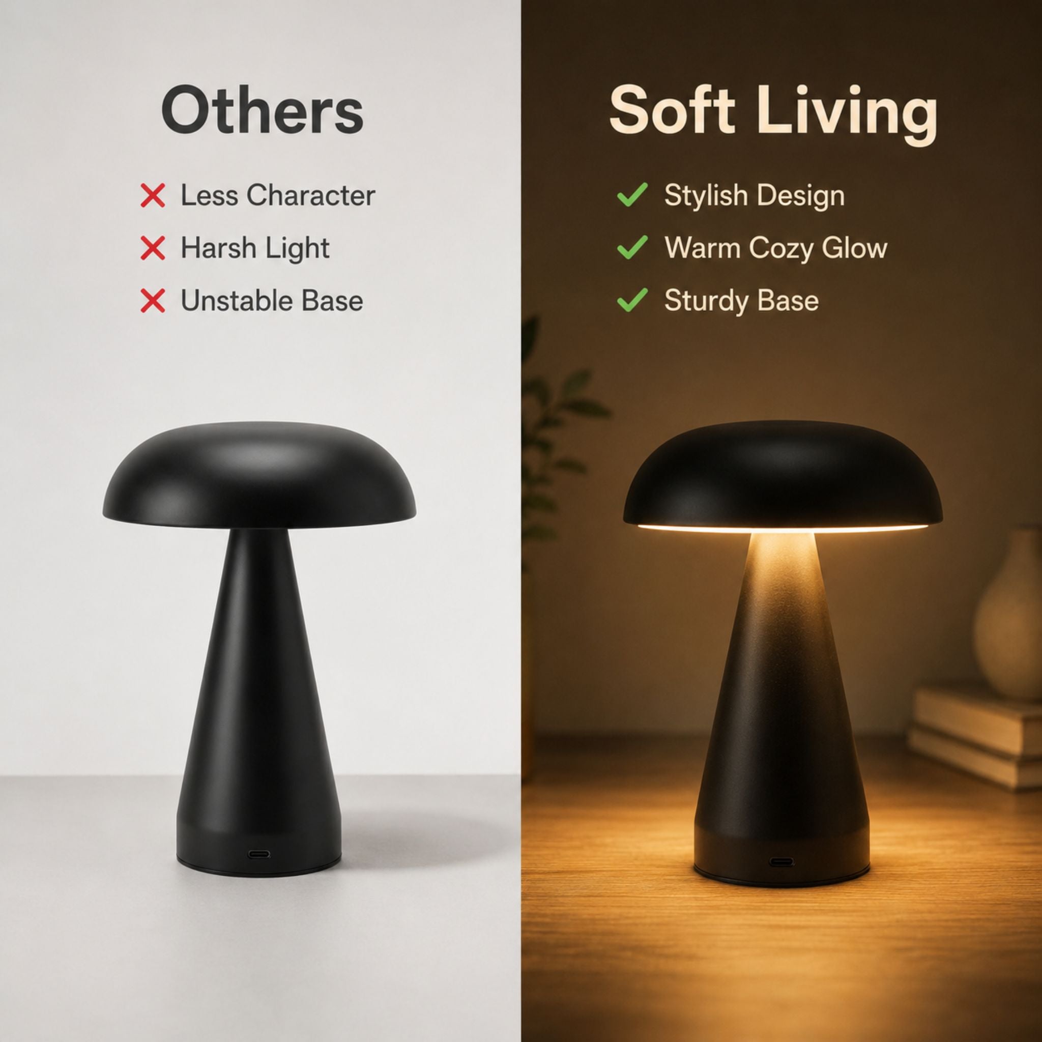 The Midnight Glow Cordless Table Lamp
