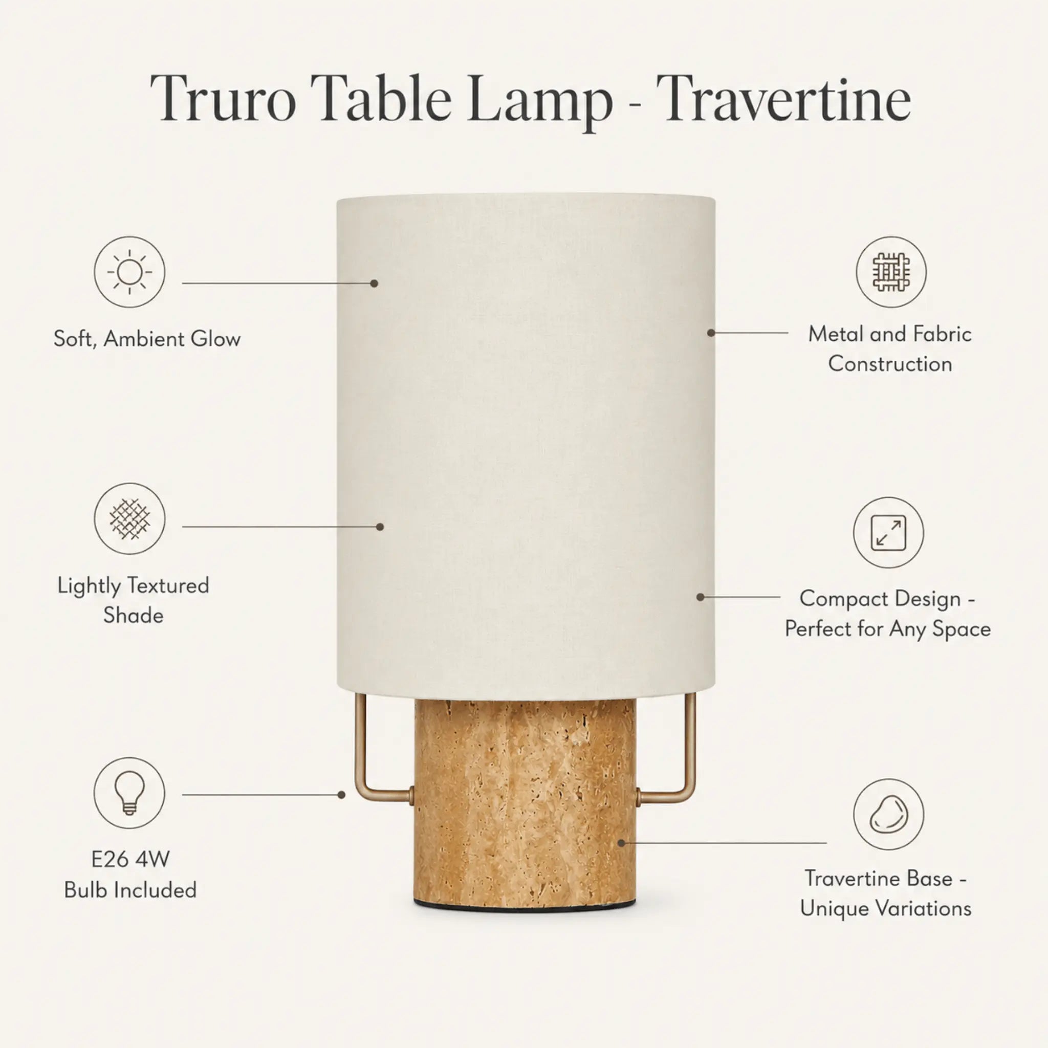 The Quiet Stone Table Lamp