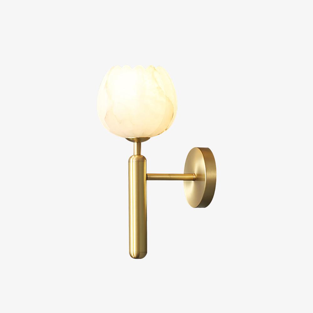 The Alabaster Bloom Wall Light