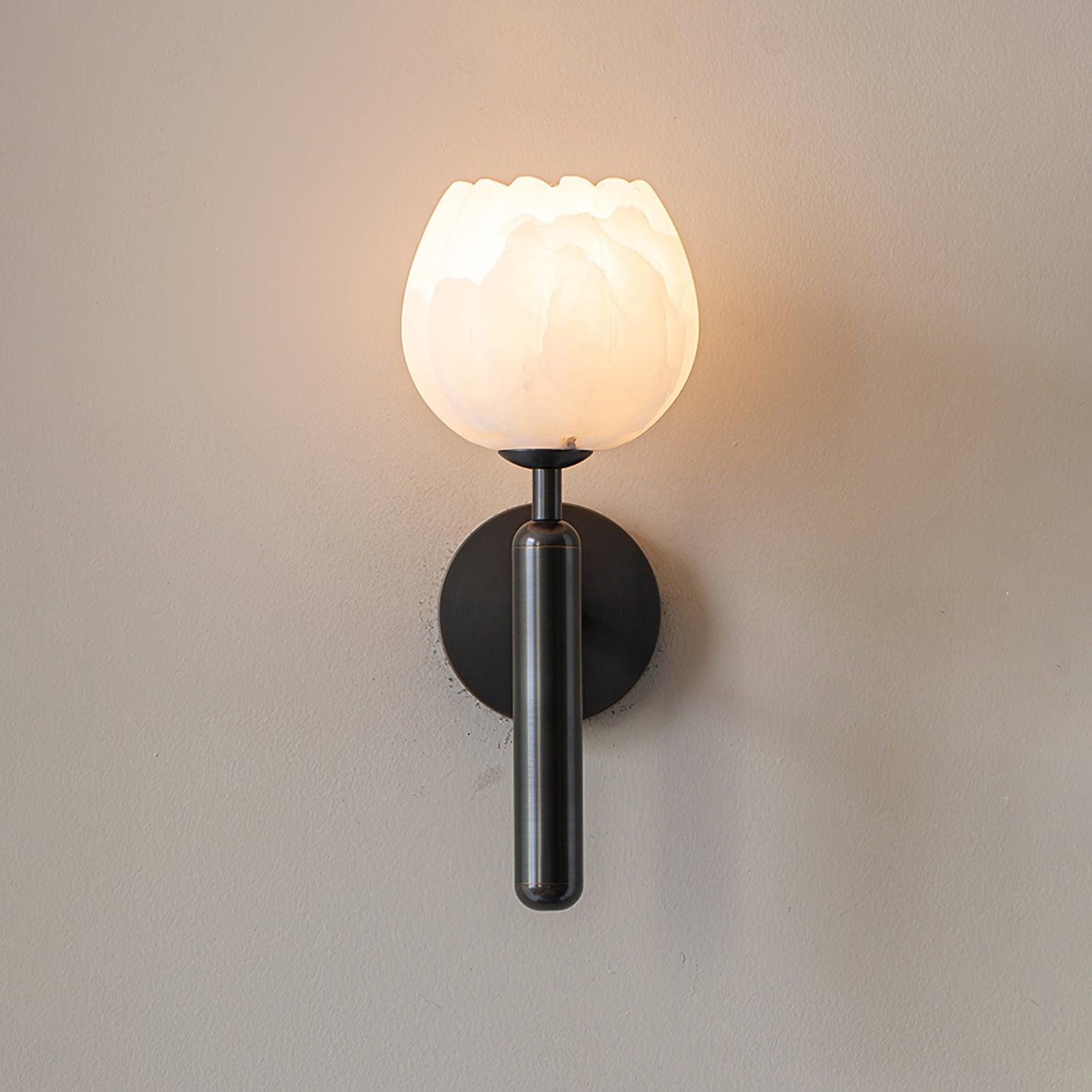 The Alabaster Bloom Wall Light