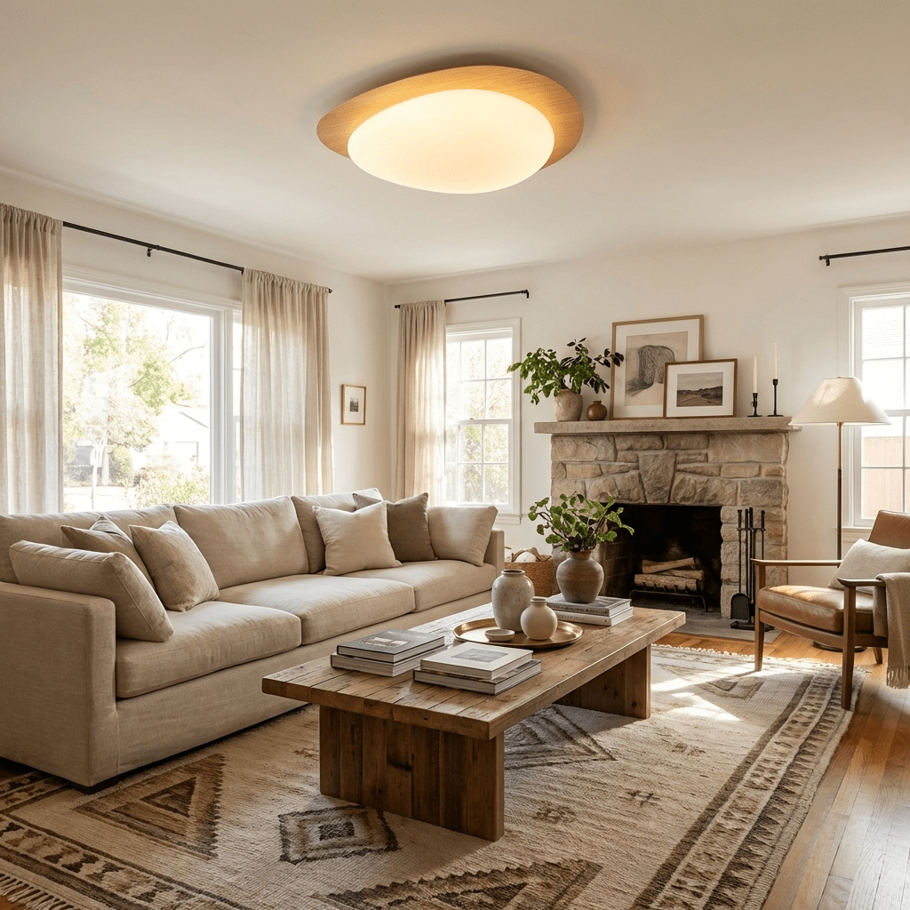 The Soft Pebble Ceiling Light
