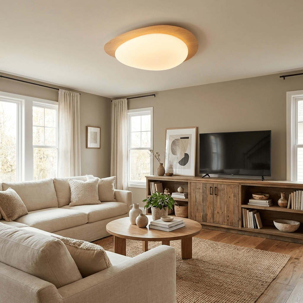The Soft Pebble Ceiling Light