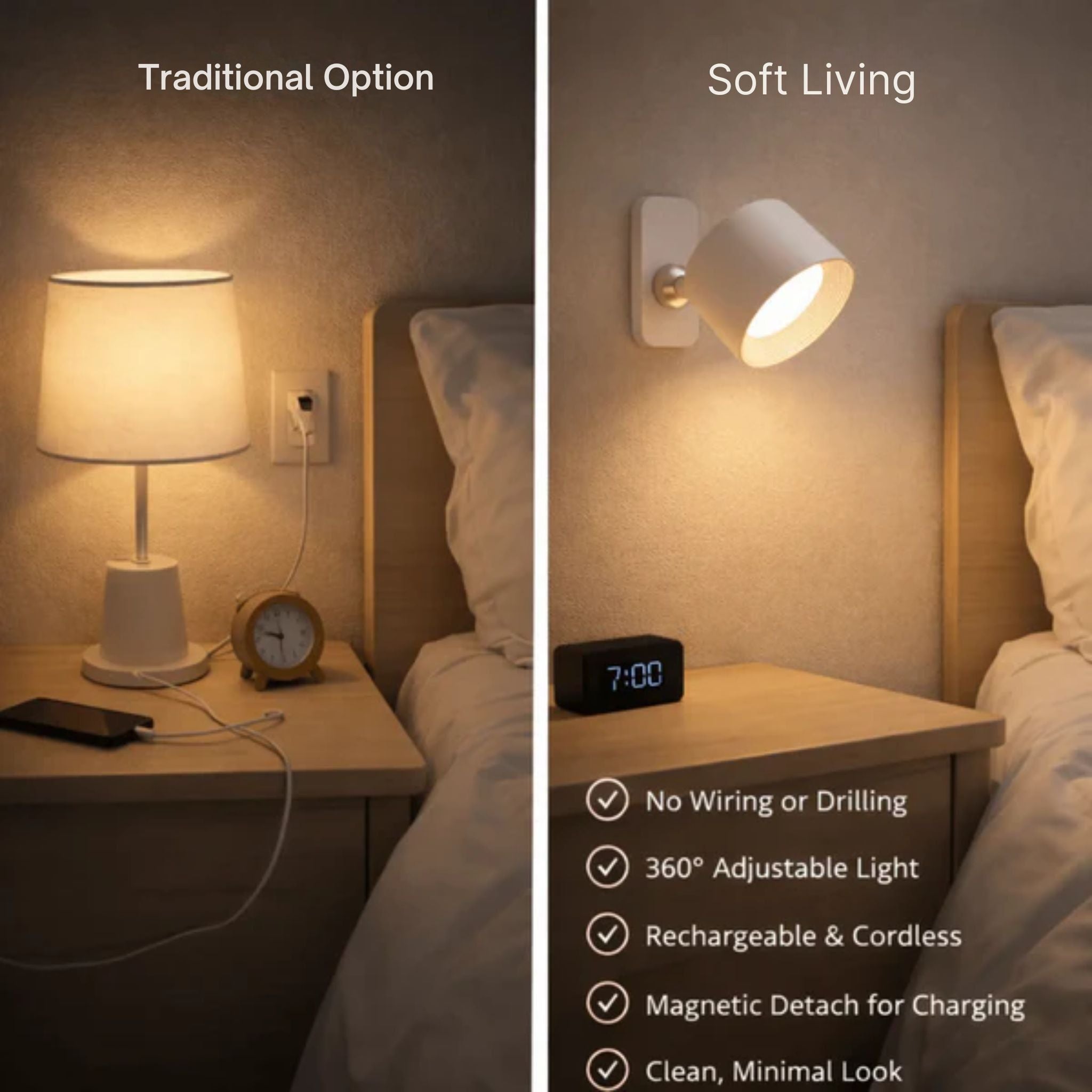 The Orbit Cordless Wall Sconce