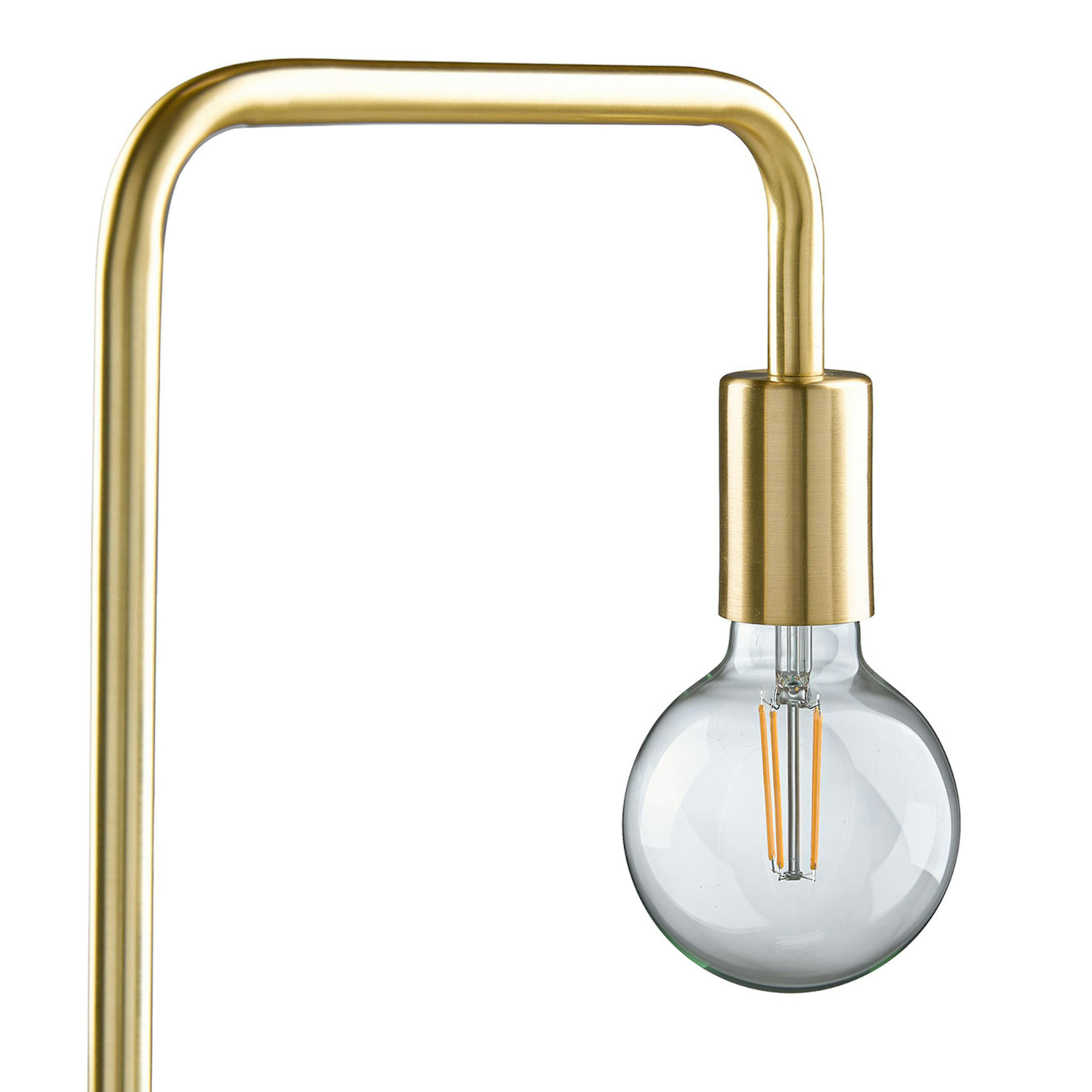 The Reading Corner Brass Floor Lamp