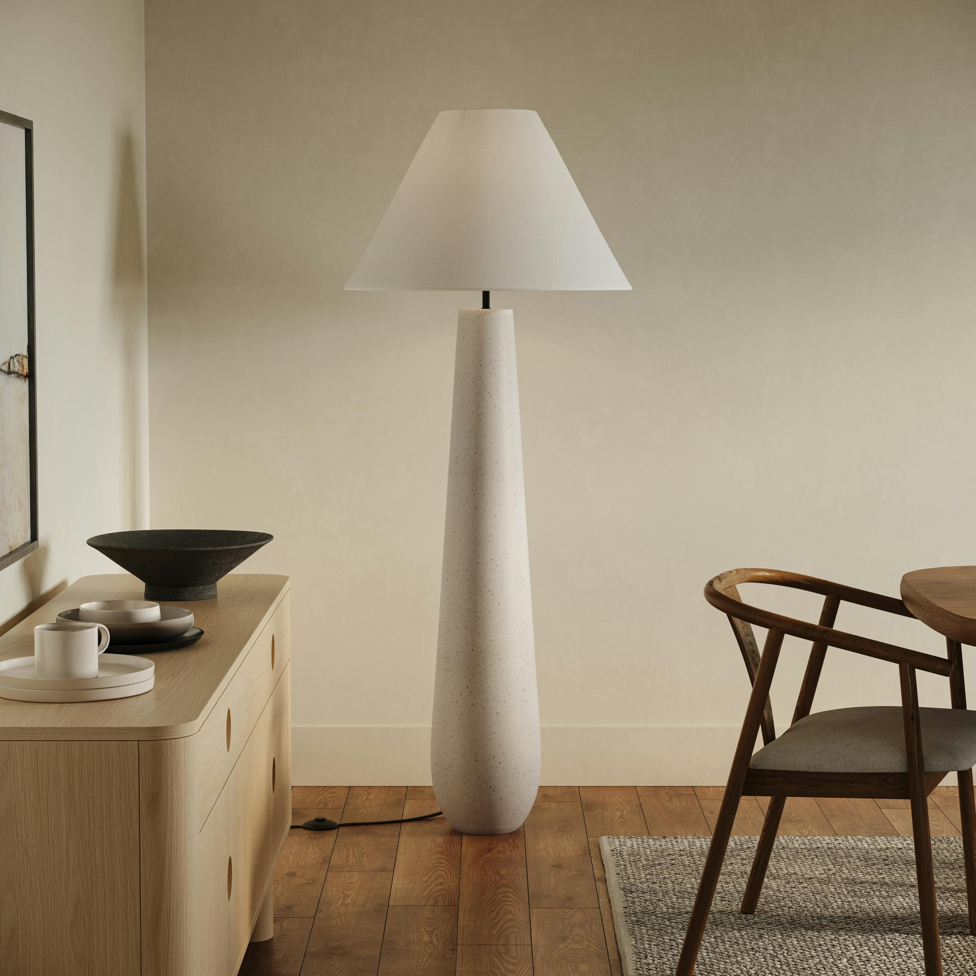 The Sculptural Terrazzo Floor Lamp