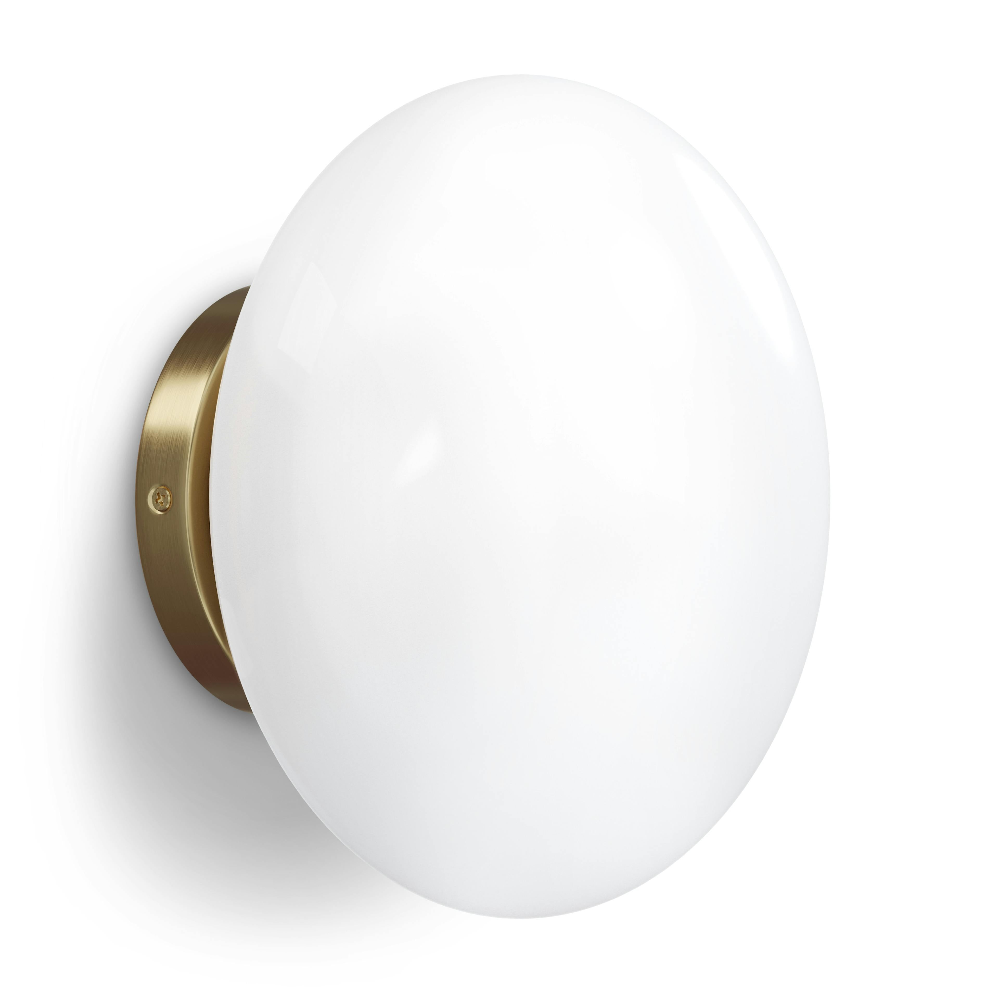 The Warm Glow Brass Sconce