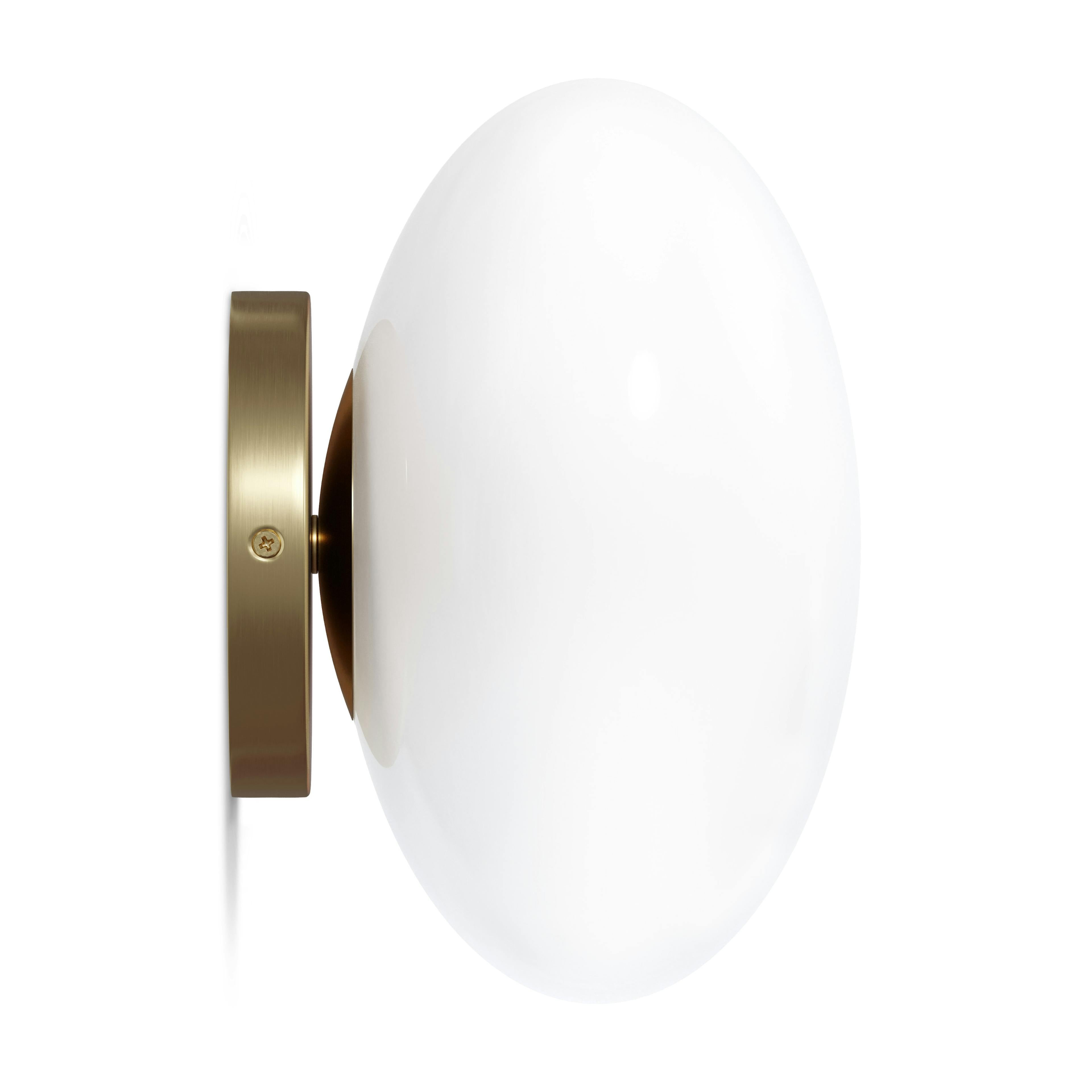 The Warm Glow Brass Sconce