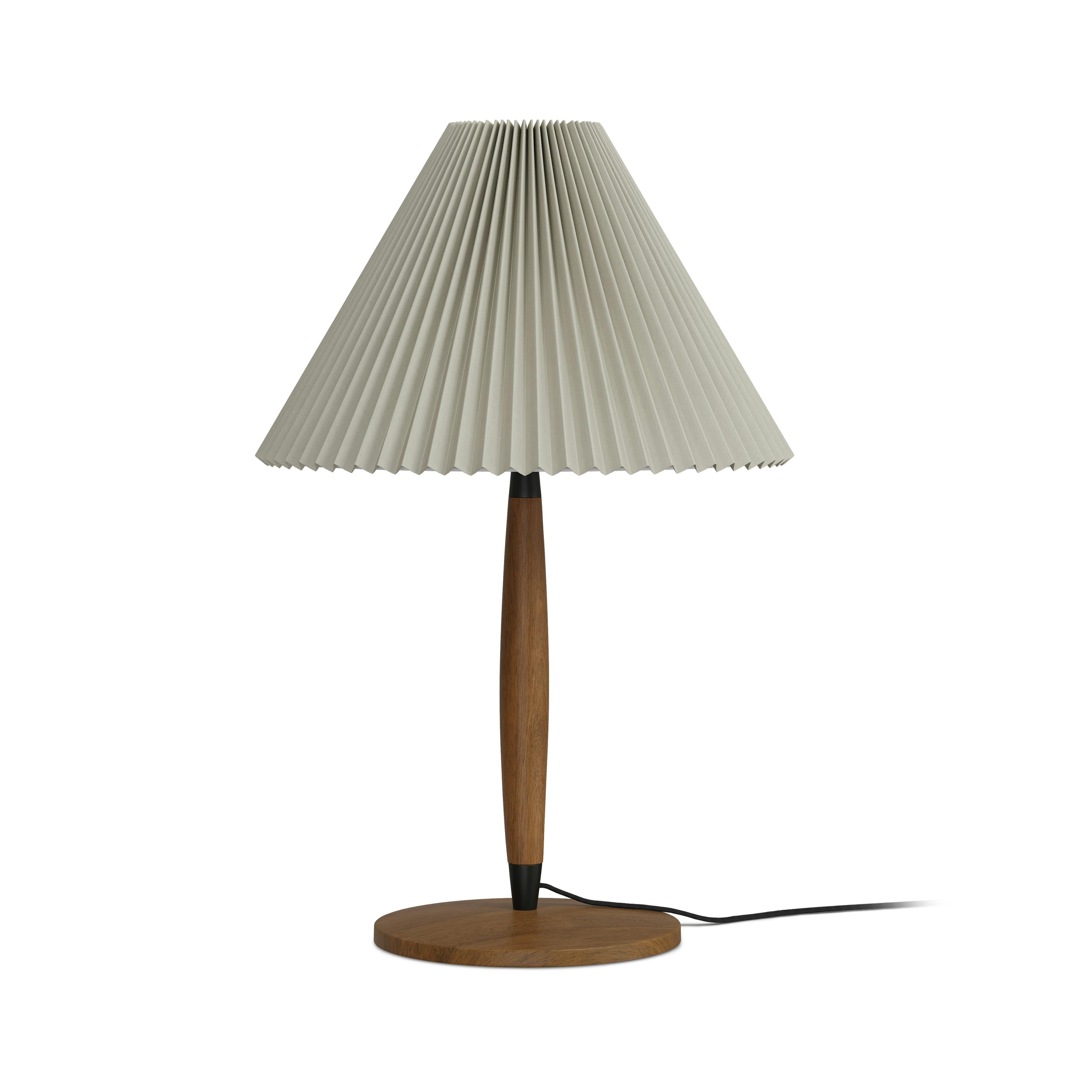 The Warm Glow Walnut Table Lamp