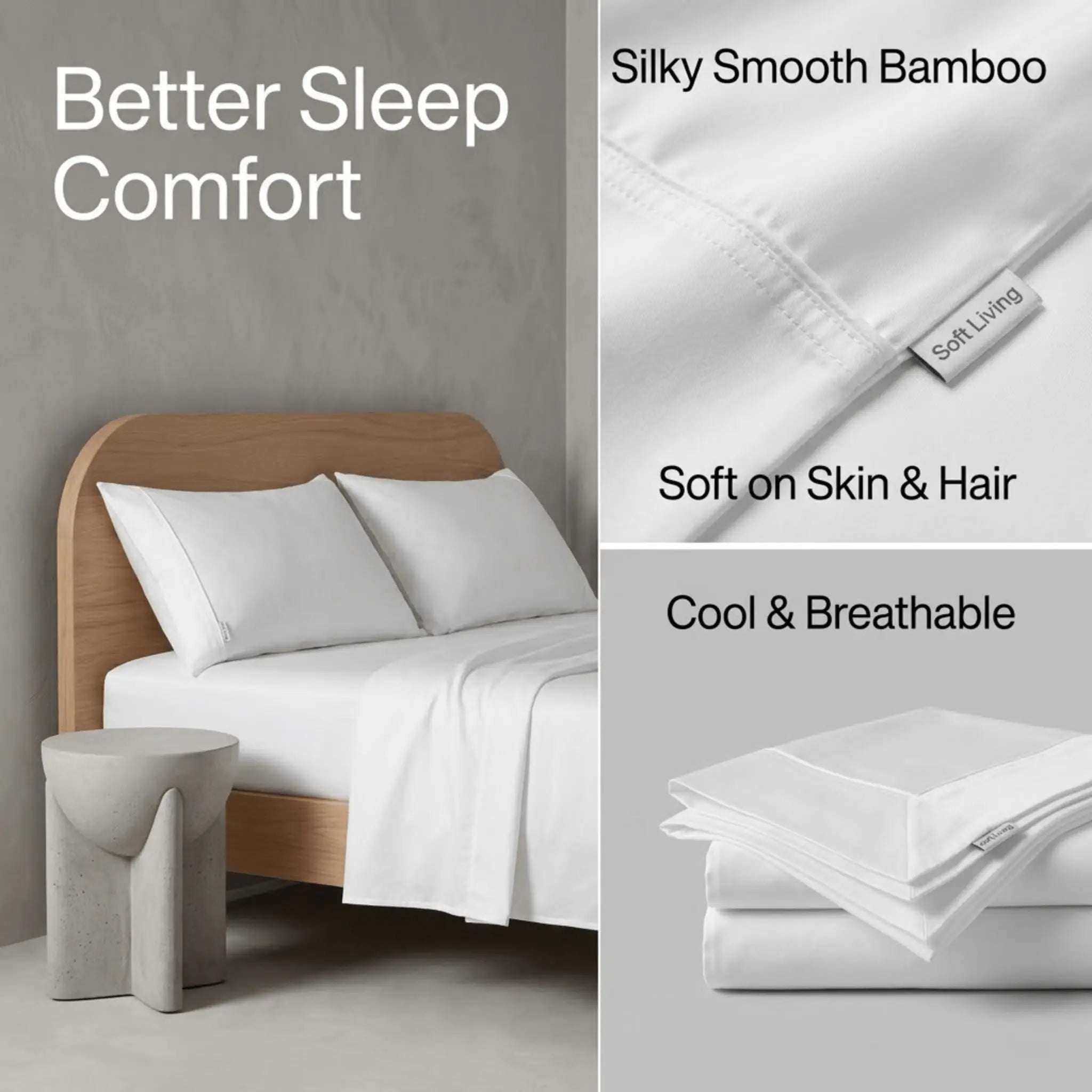 The Breathable Bamboo Pillowcase Set