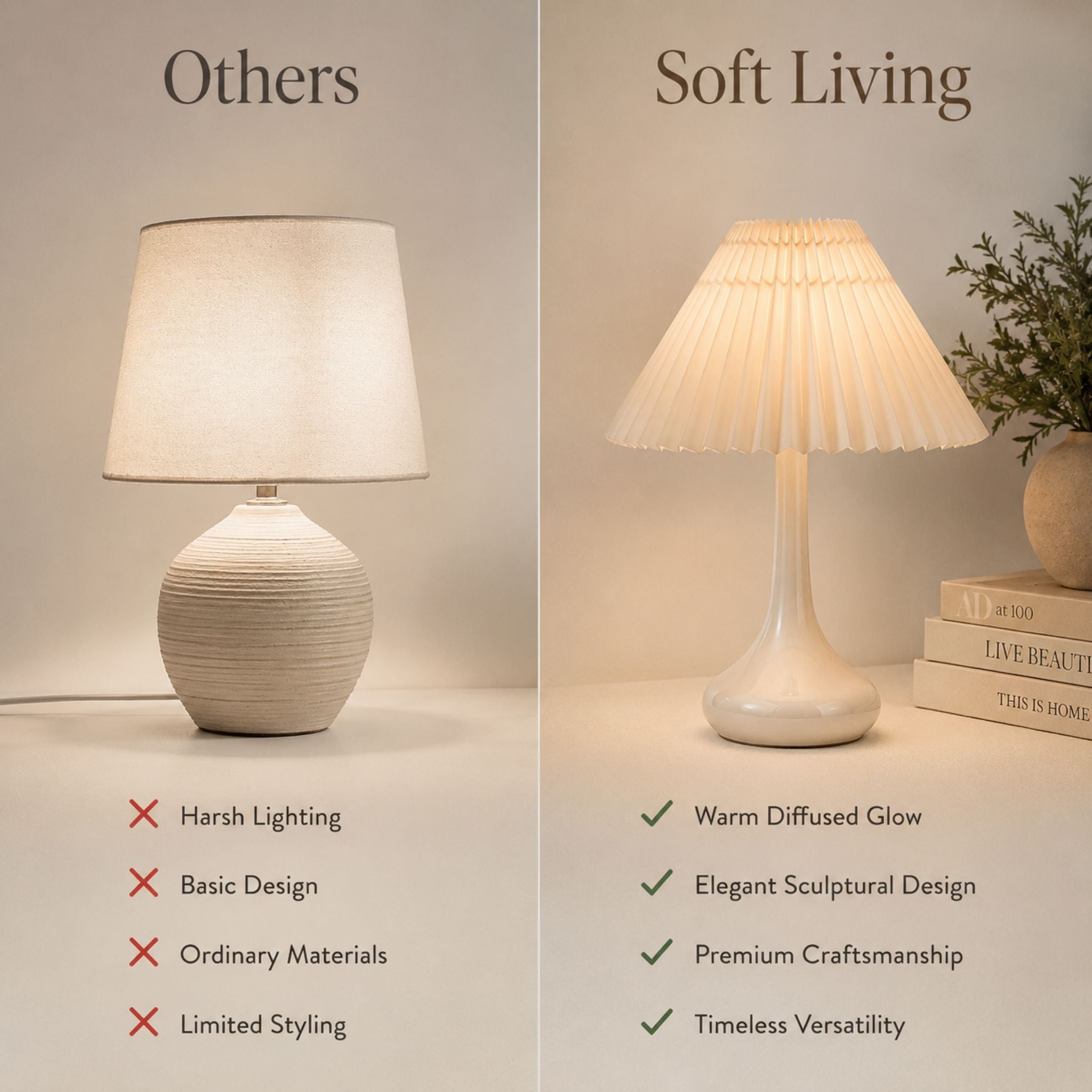 The Willow Pleated Table Lamp