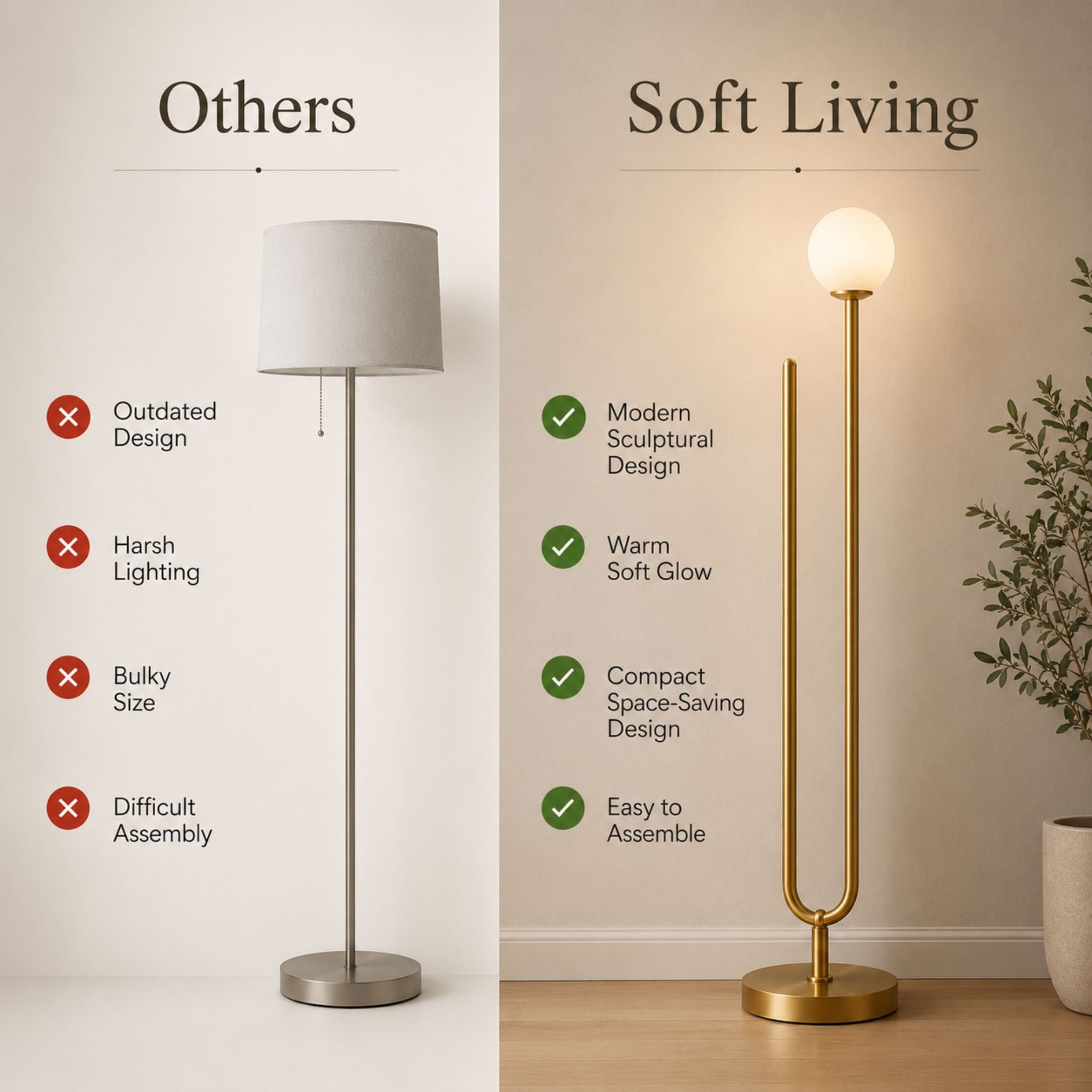 The Luna Globe Floor Lamp