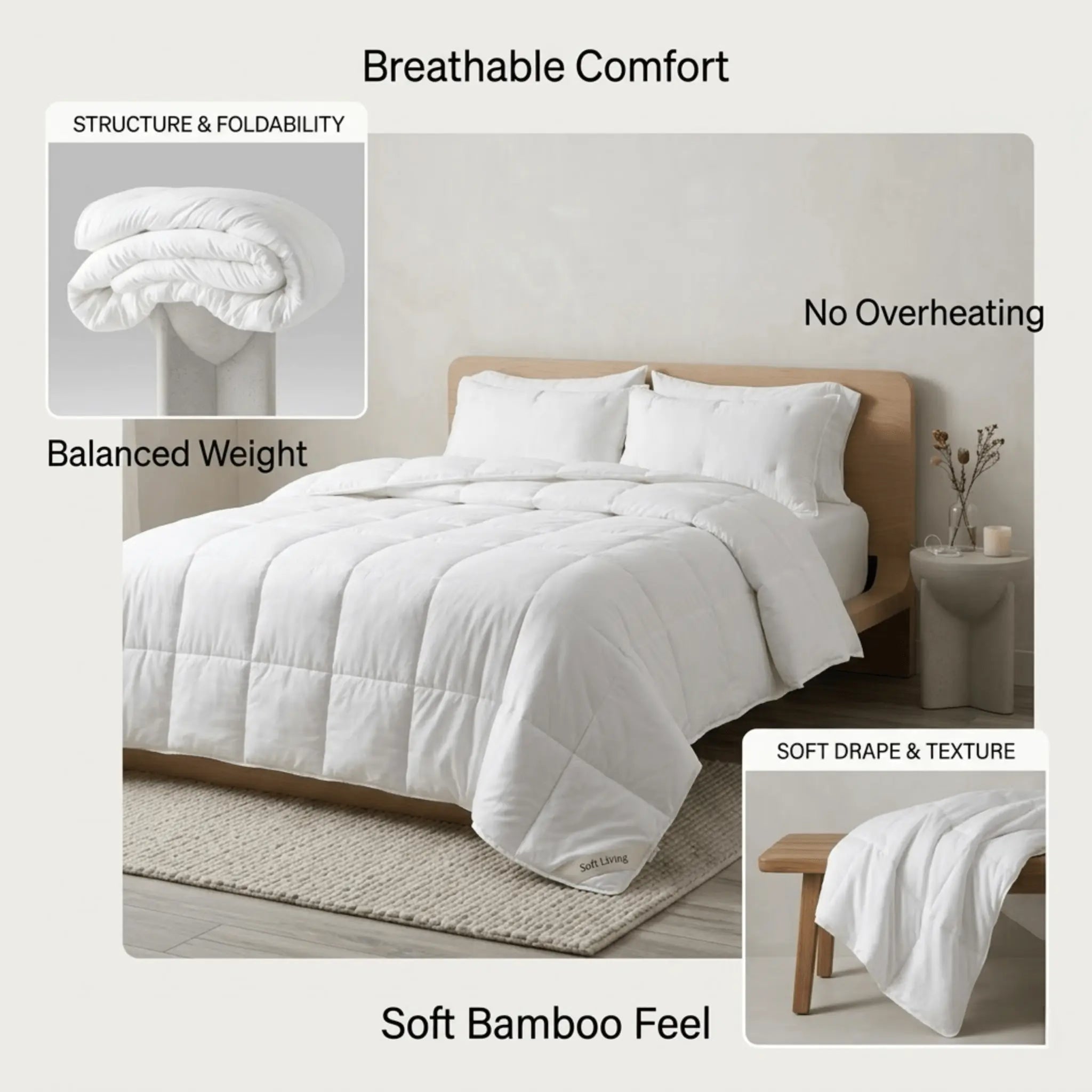 The Breathable Bamboo Comforter