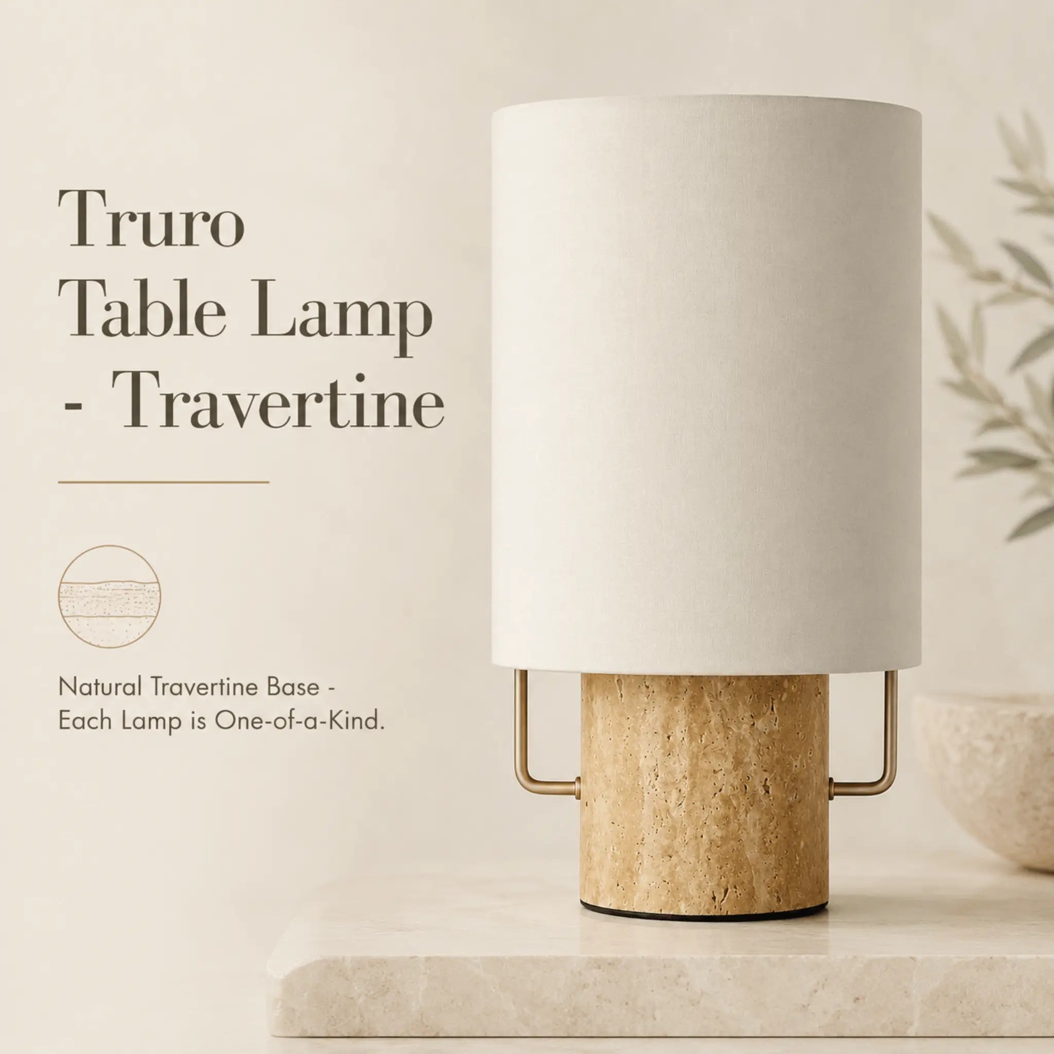 The Quiet Stone Table Lamp