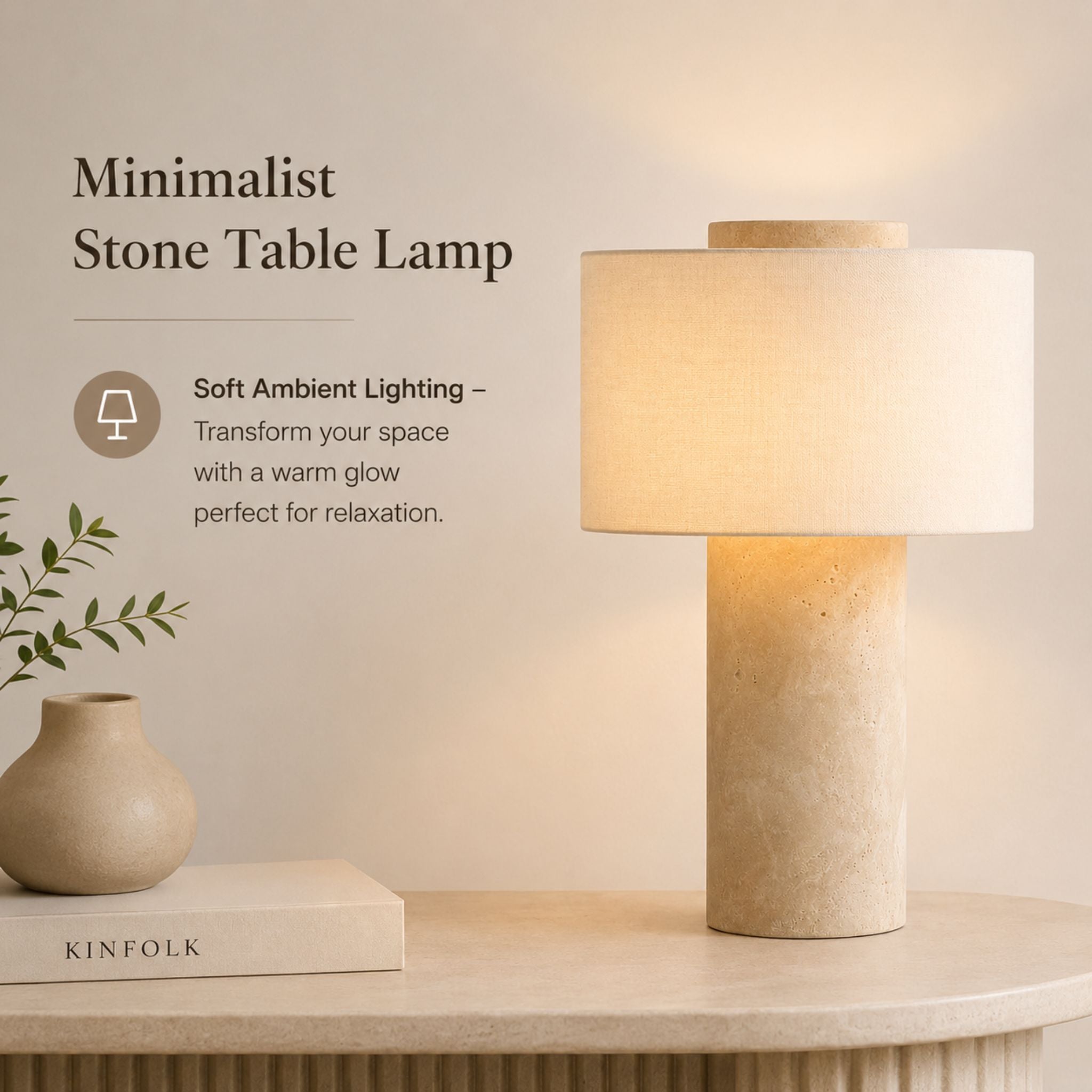 The Minimalist Stone Table Lamp