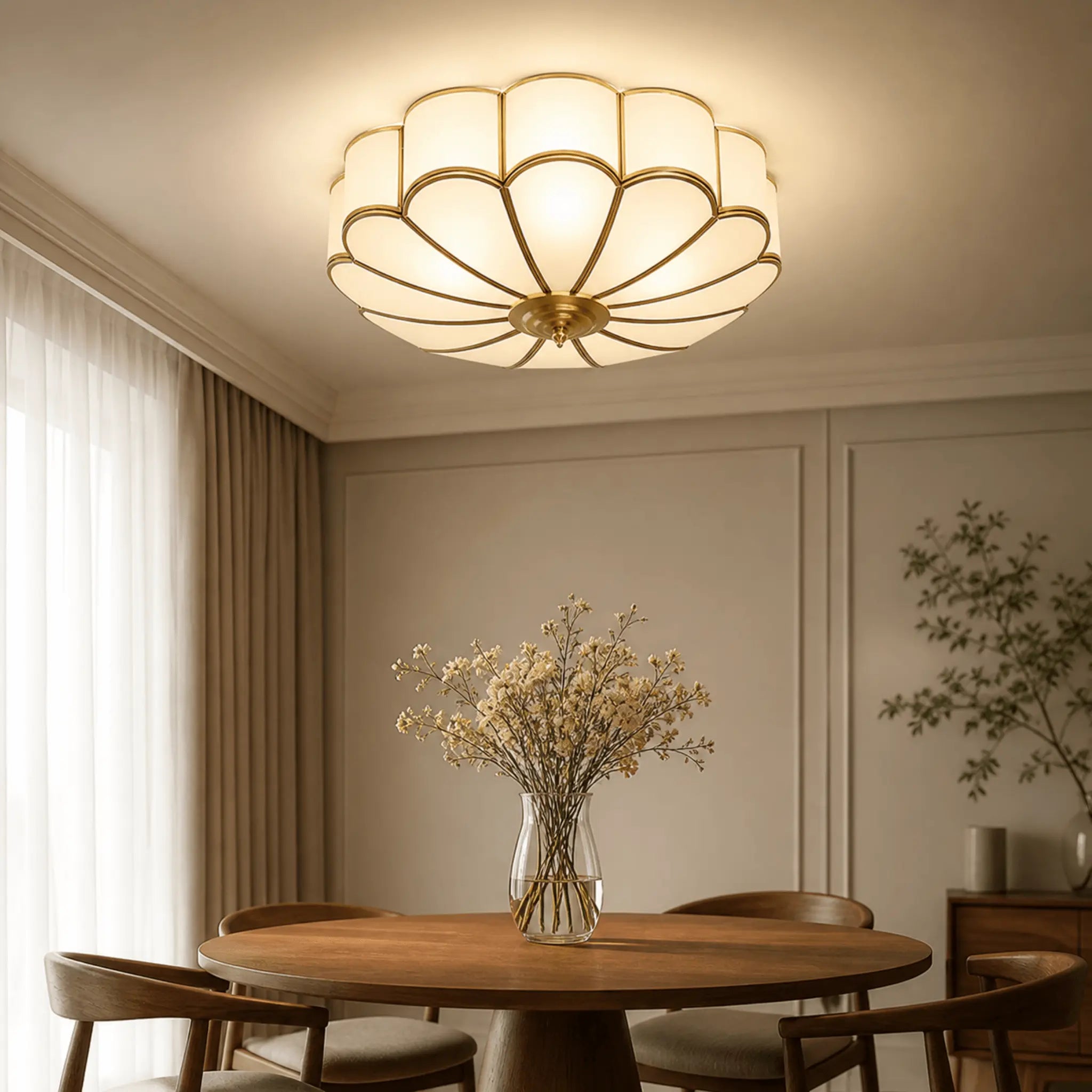 The Bloom Glass Ceiling Light