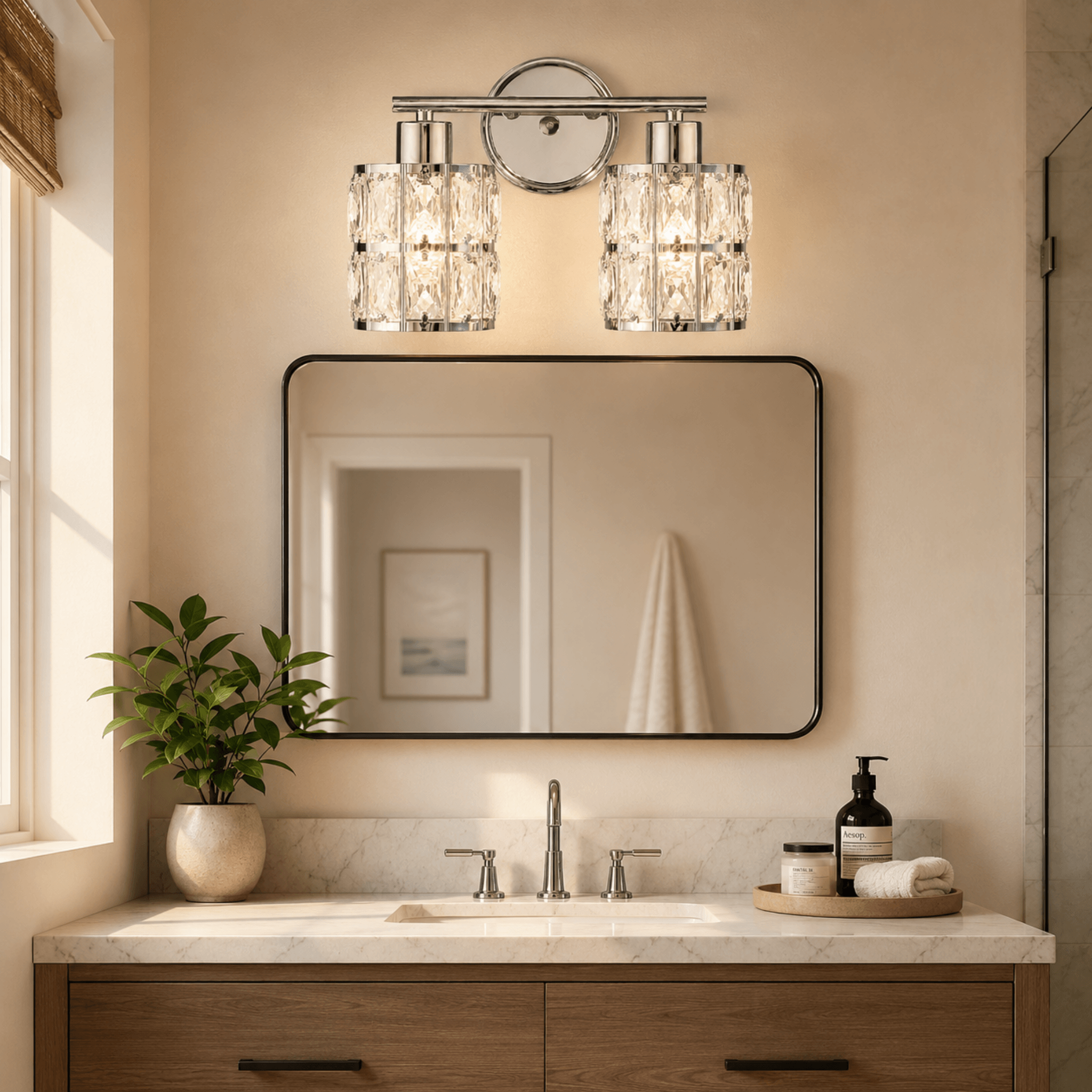 The Polished Vanity Bath Light