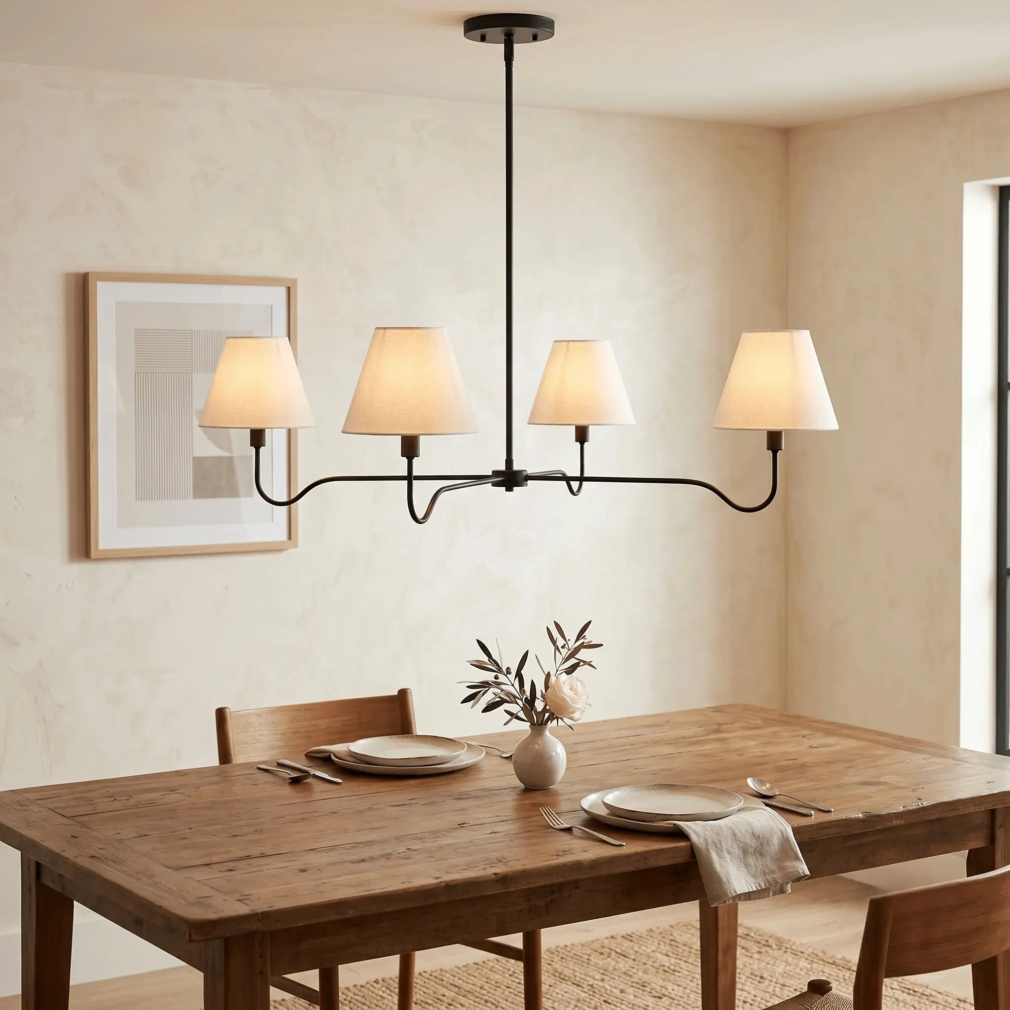 The Finished Dining Chandelier