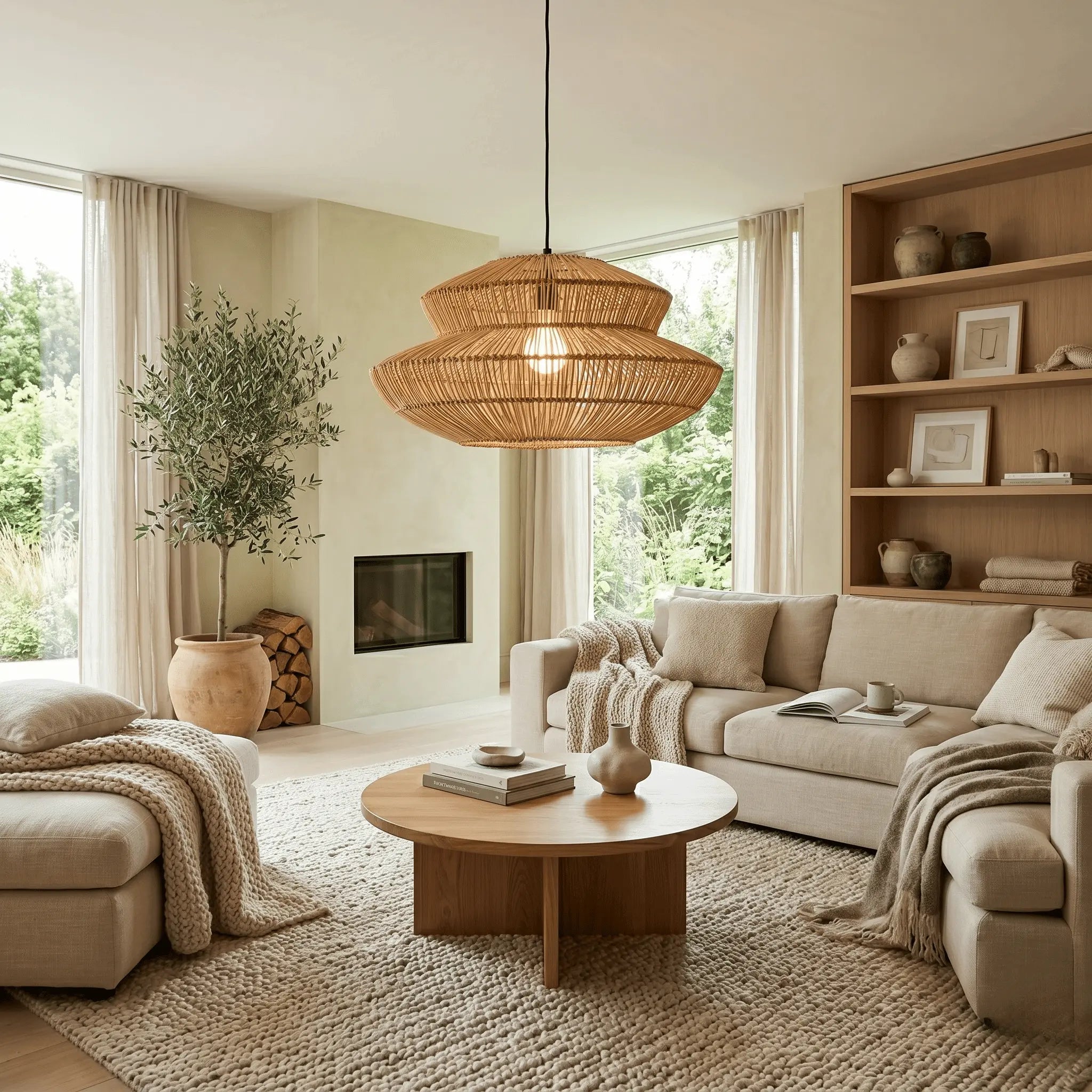 The Woven Glow Pendant Light