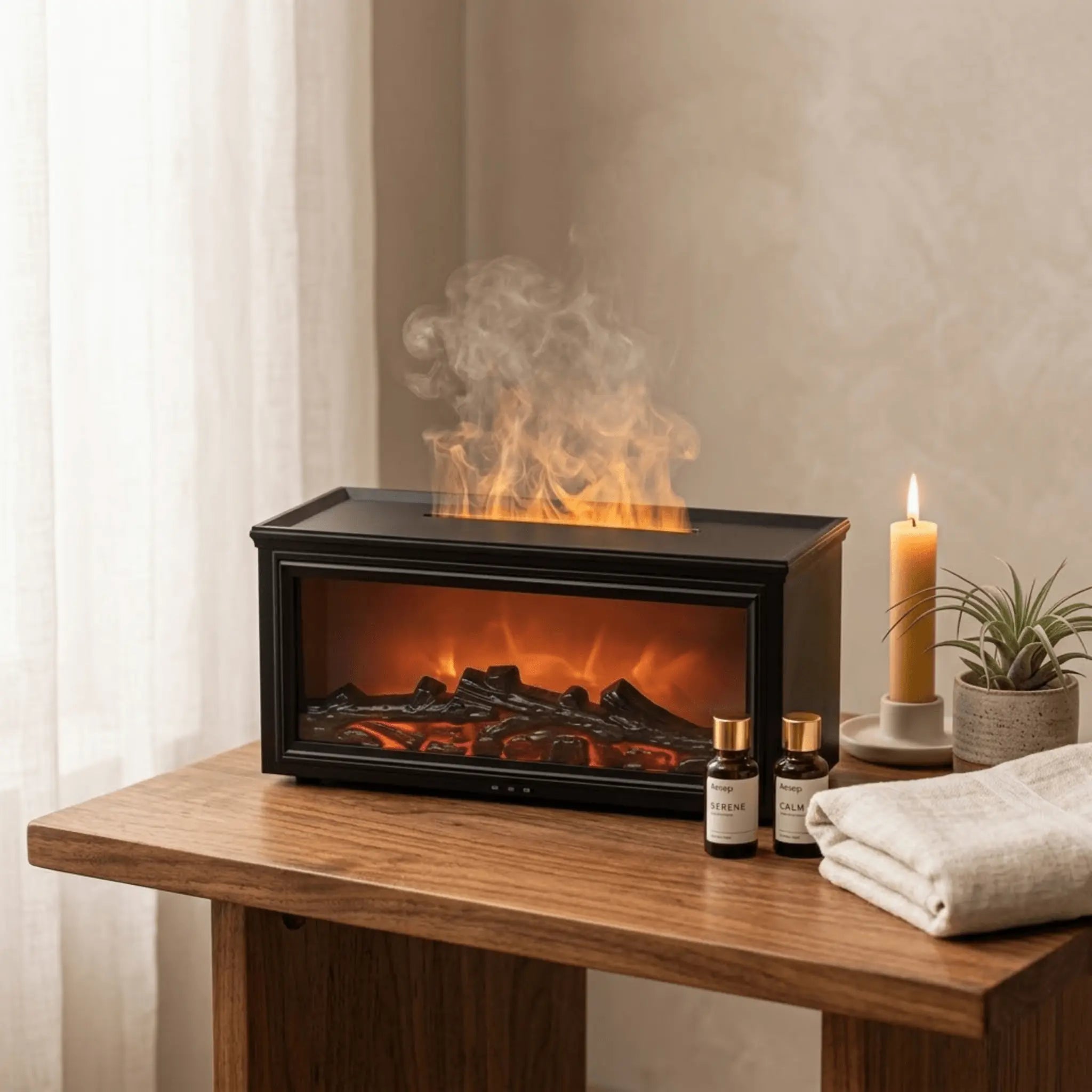 2 in 1 Flame Aromatherapy Diffuser & Humidifier