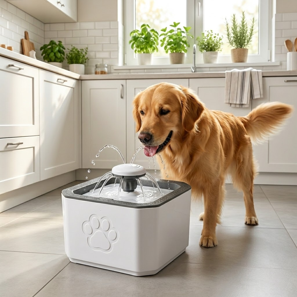 The Pet Pro AquaFountain — Fresh. Filtered. Always Flowing.