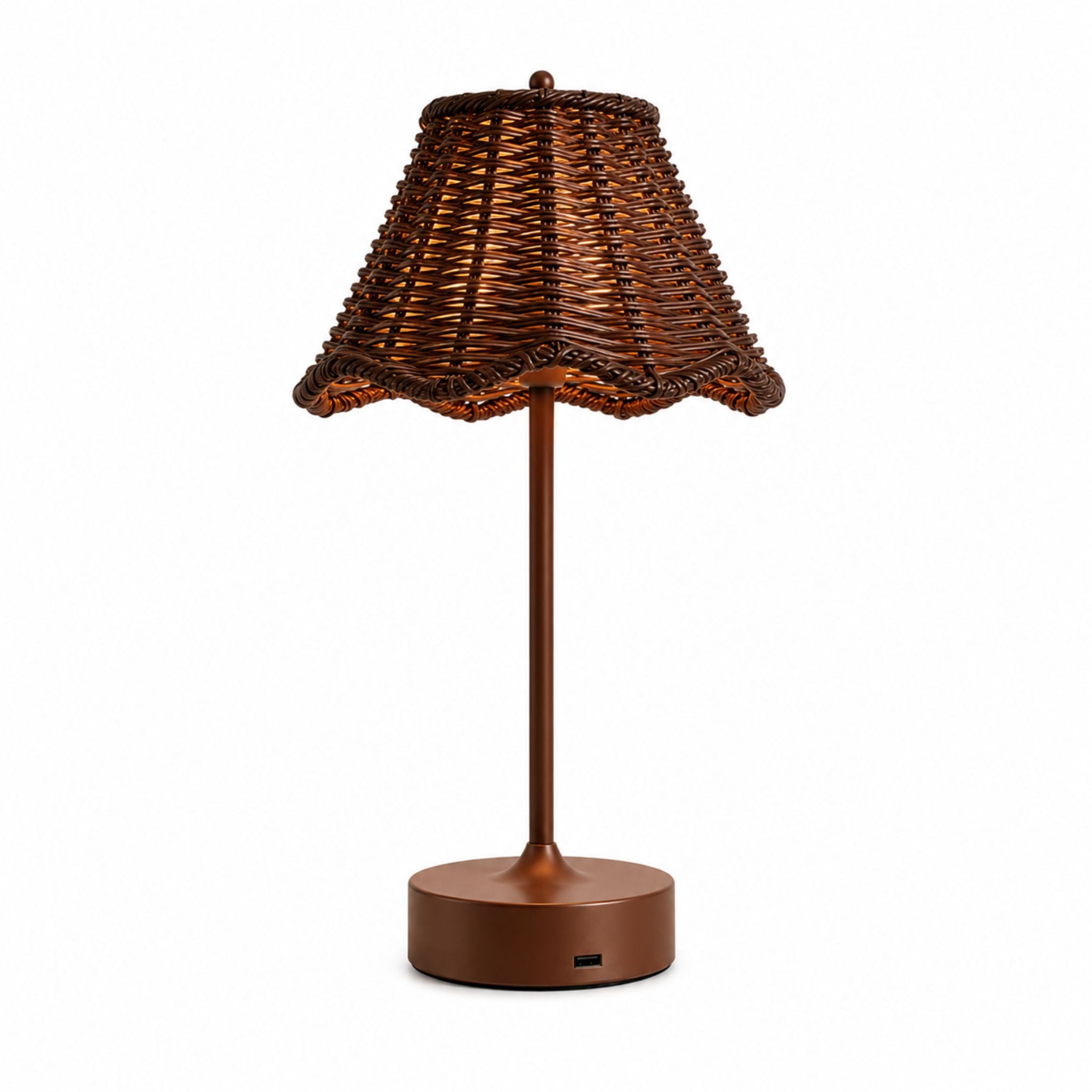 The Rattan Glow Table Lamp