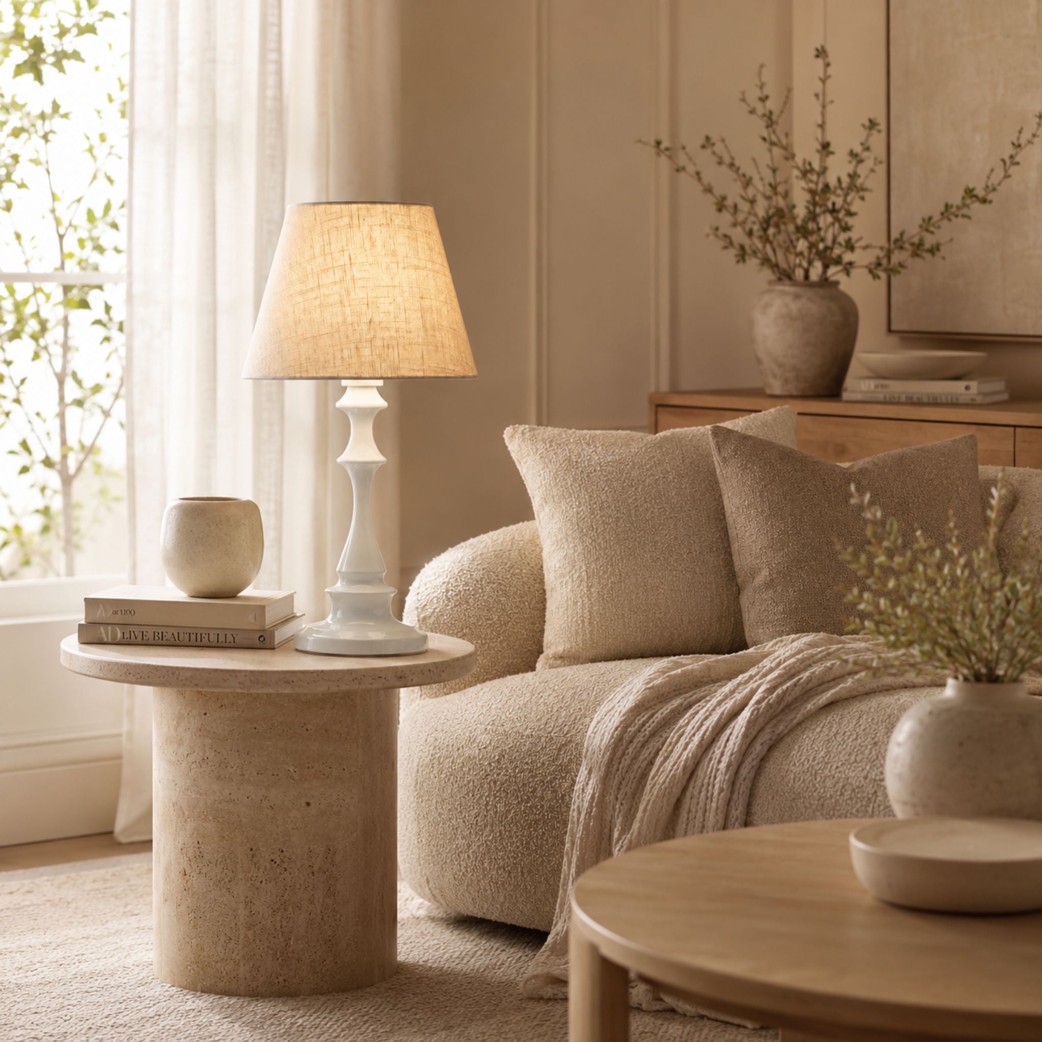 The Timeless Linen Table Lamp