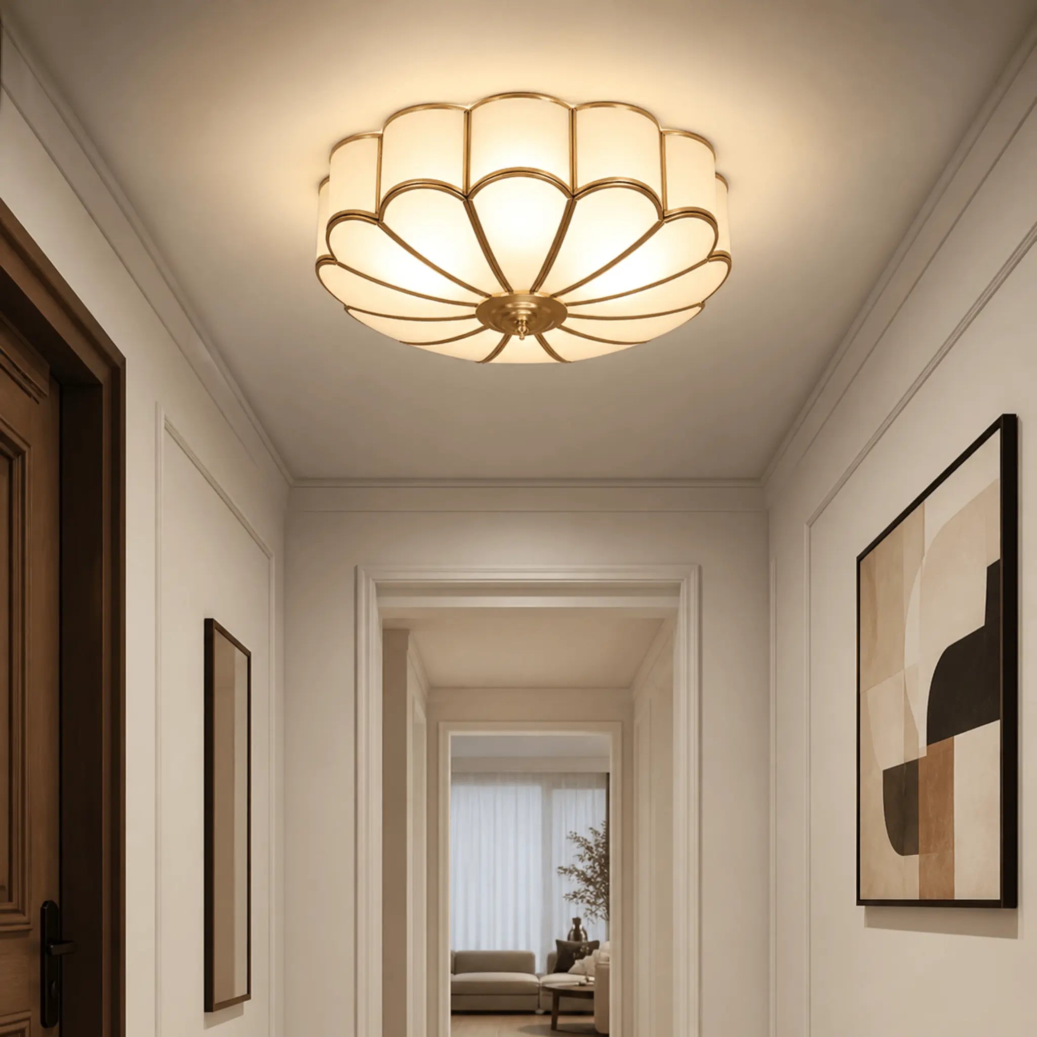 The Bloom Glass Ceiling Light