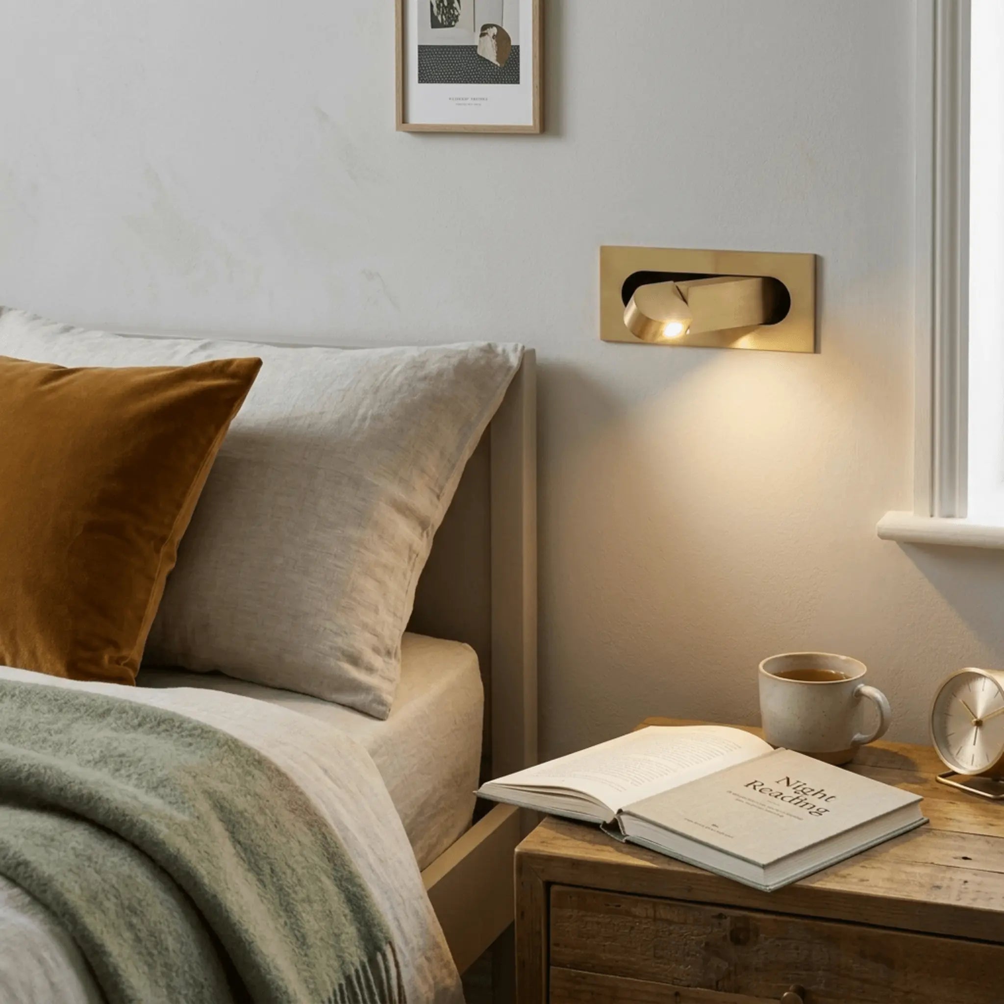 The Quiet Bedside Reading Light