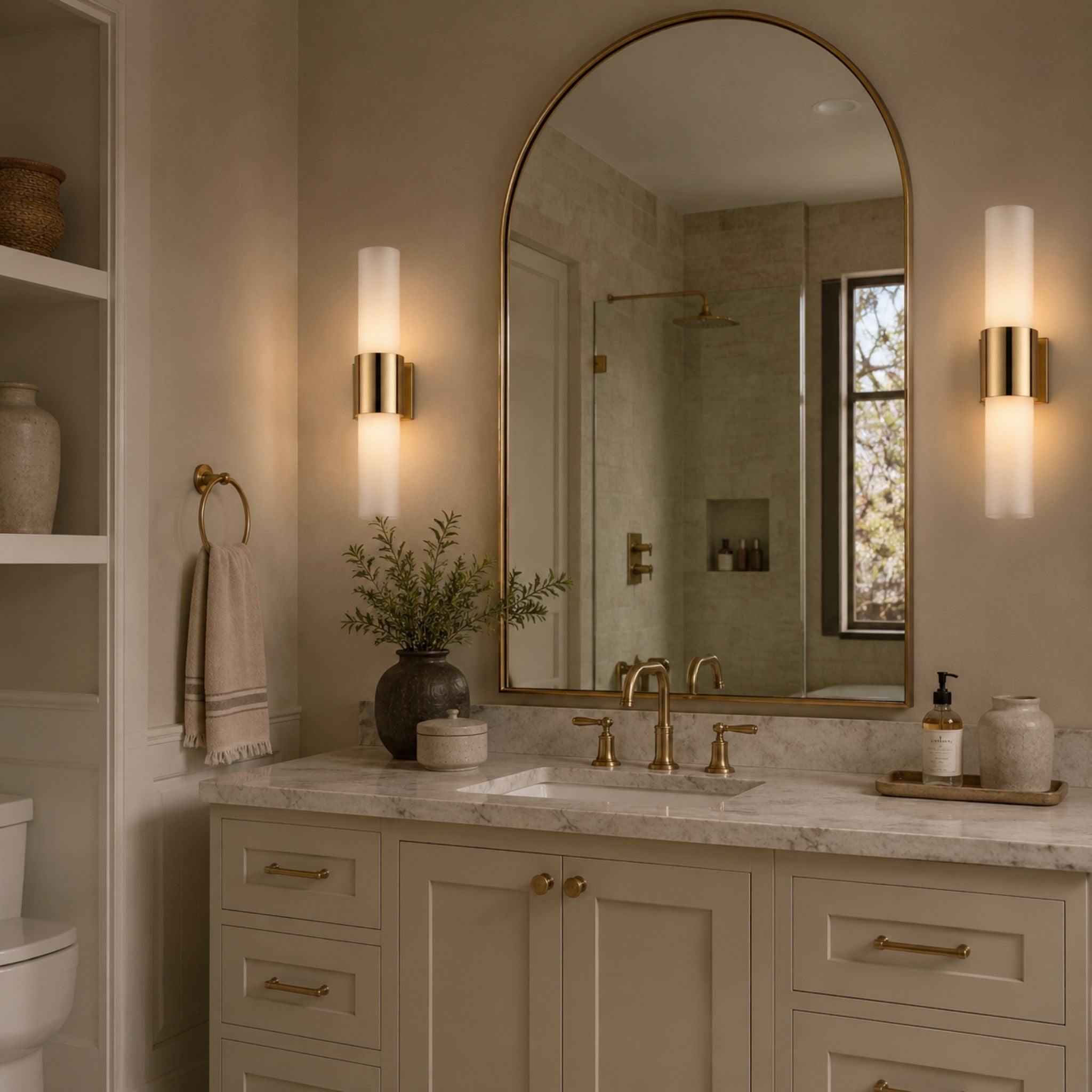 The Sutton Luxe Vanity Sconce