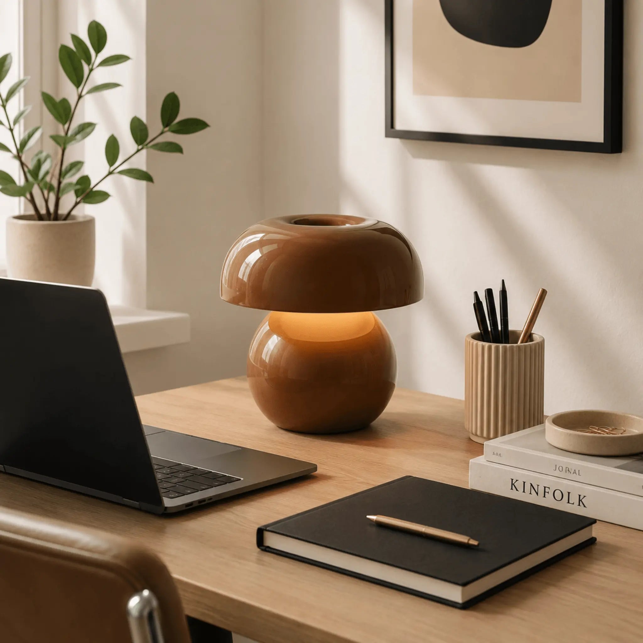 The Cozy Glow Bobbin Lamp