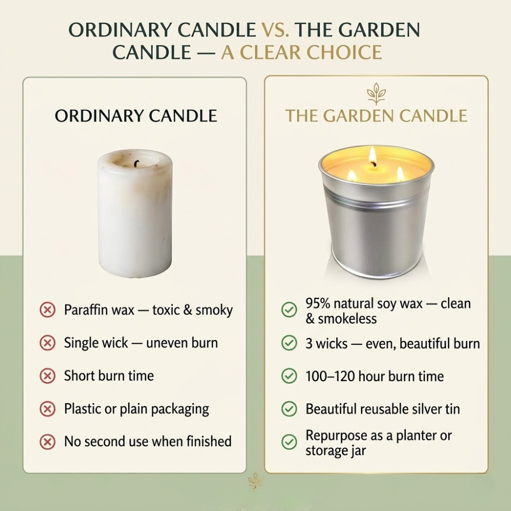 The Garden Candle — Summer Evenings in a Single Flame