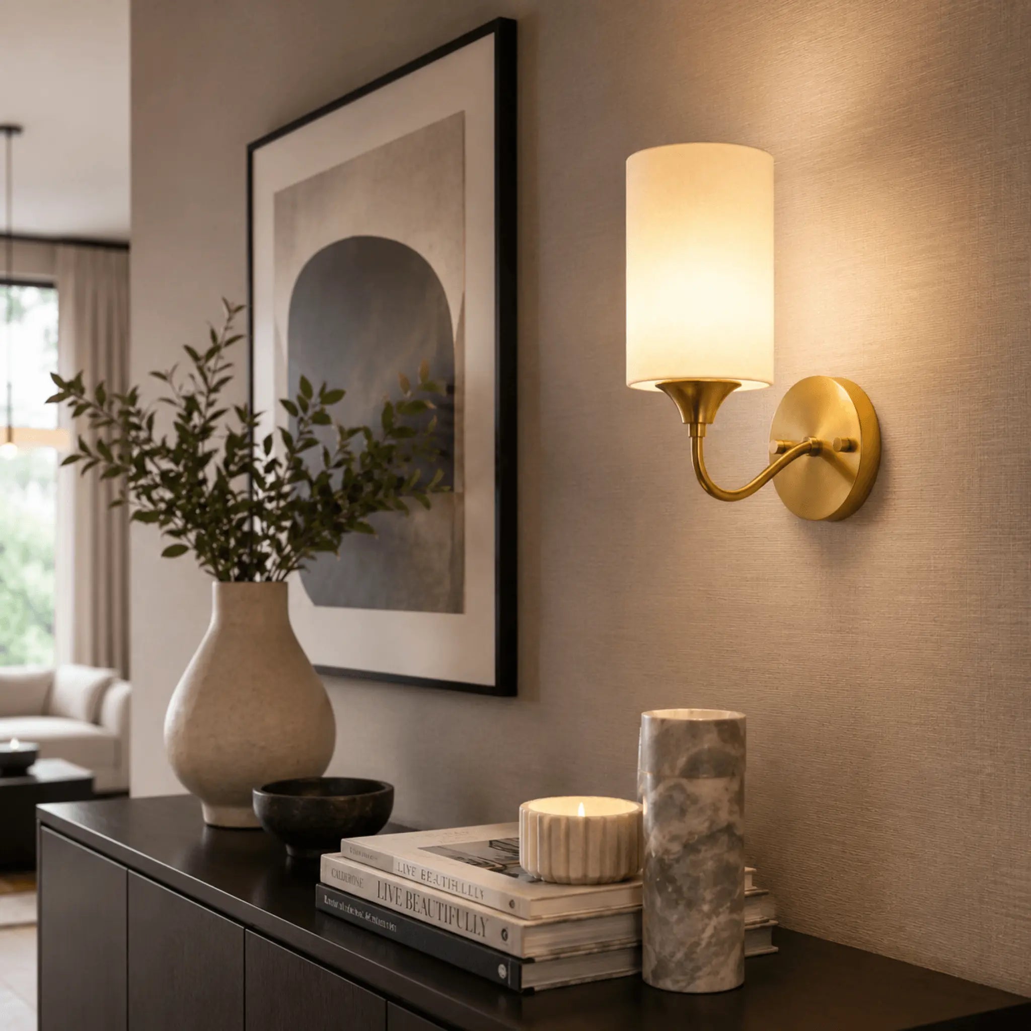 The Mayfair Brass Wall Sconce