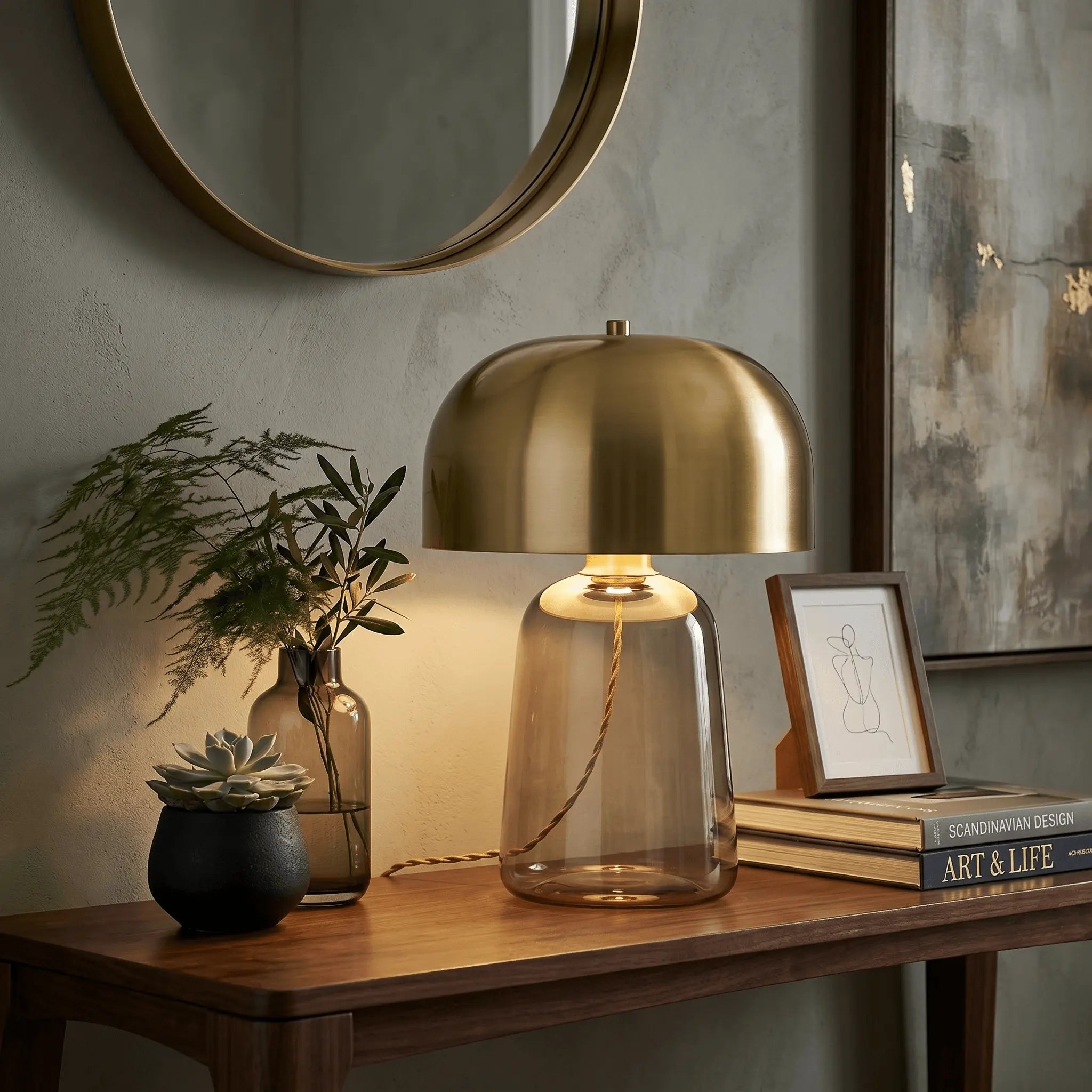 The Evening Glow Mushroom Lamp
