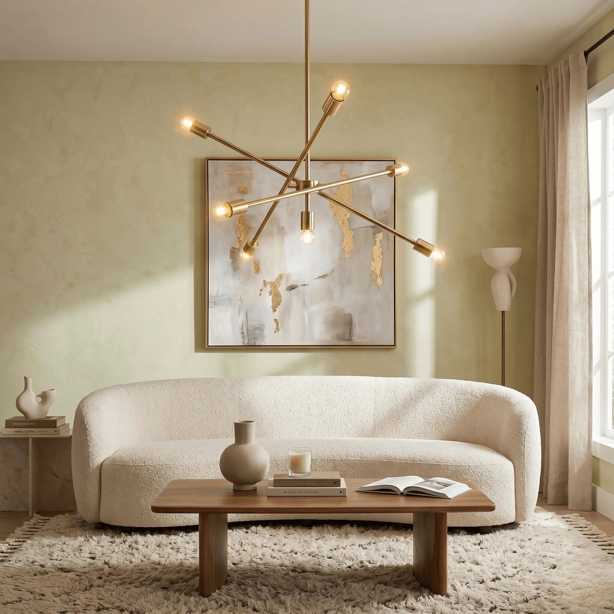 The Finished Room Brass Chandelier