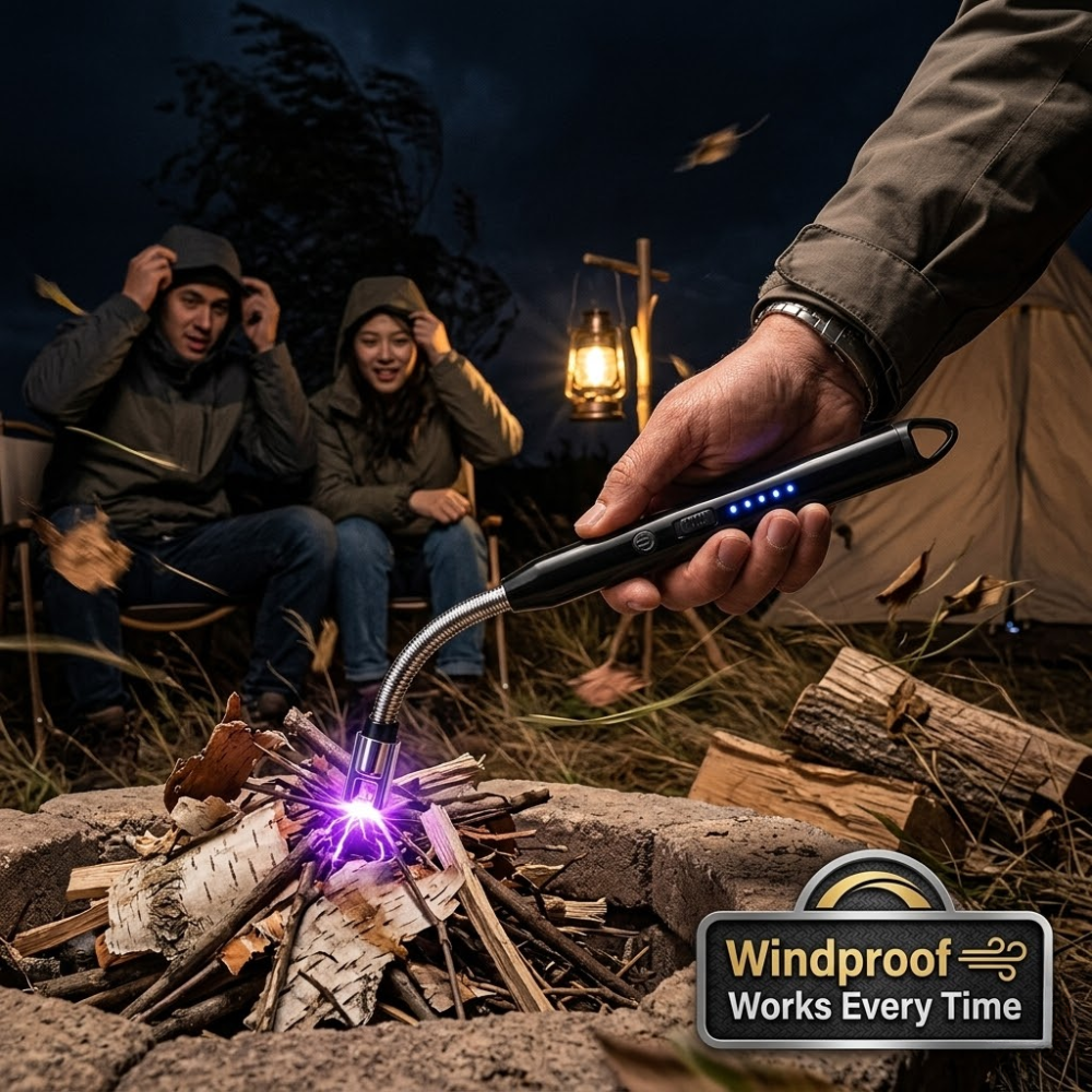 The LiteTrek CampSpark — Light It. Every Time. No Matter What. (2 Pack)