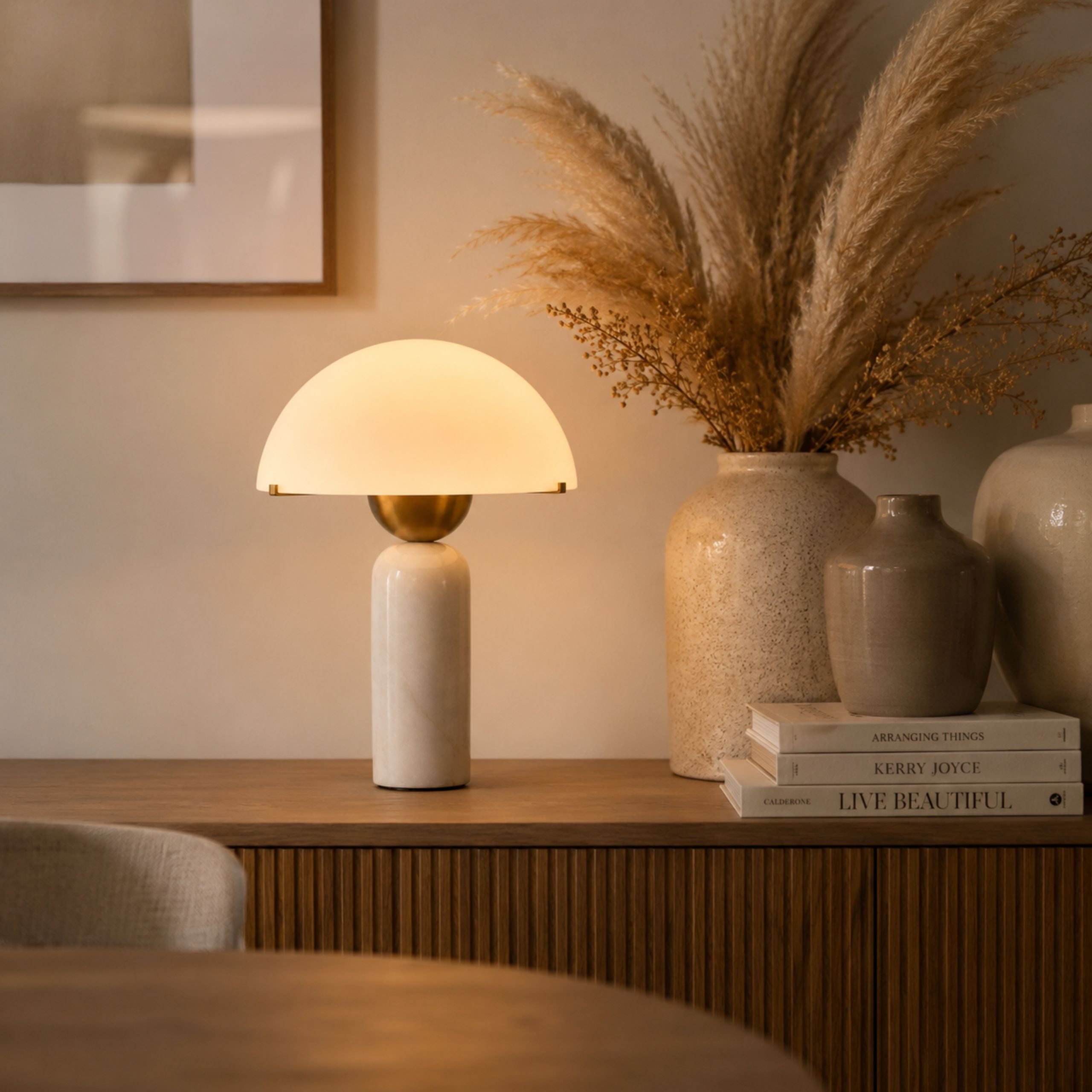 The Marble Muse Table Lamp