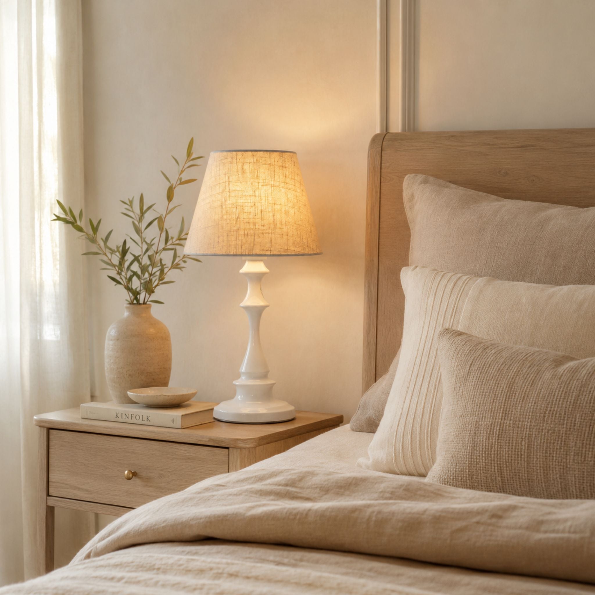 The Timeless Linen Table Lamp