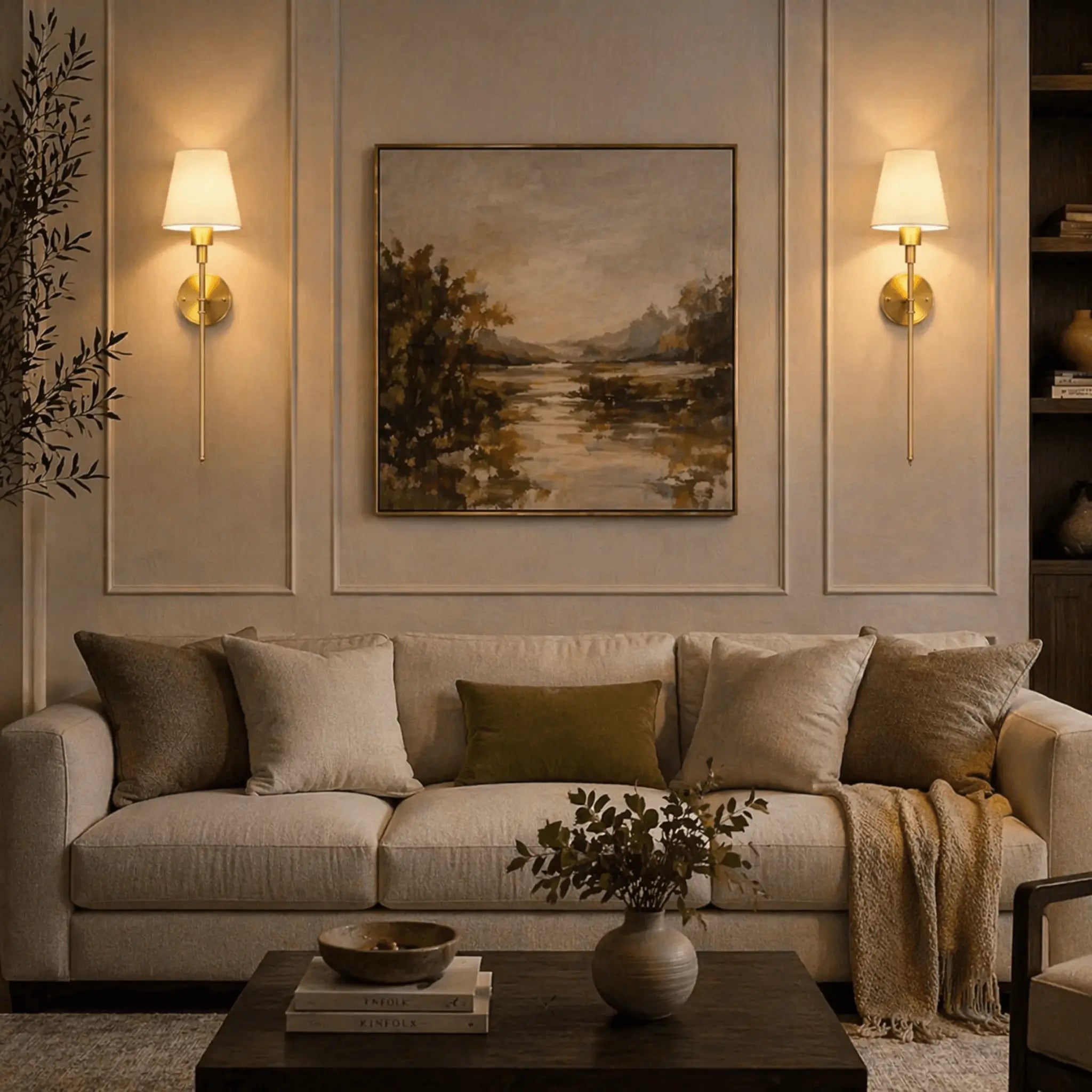 The Amber Glow — Timeless Gold Wall Lighting