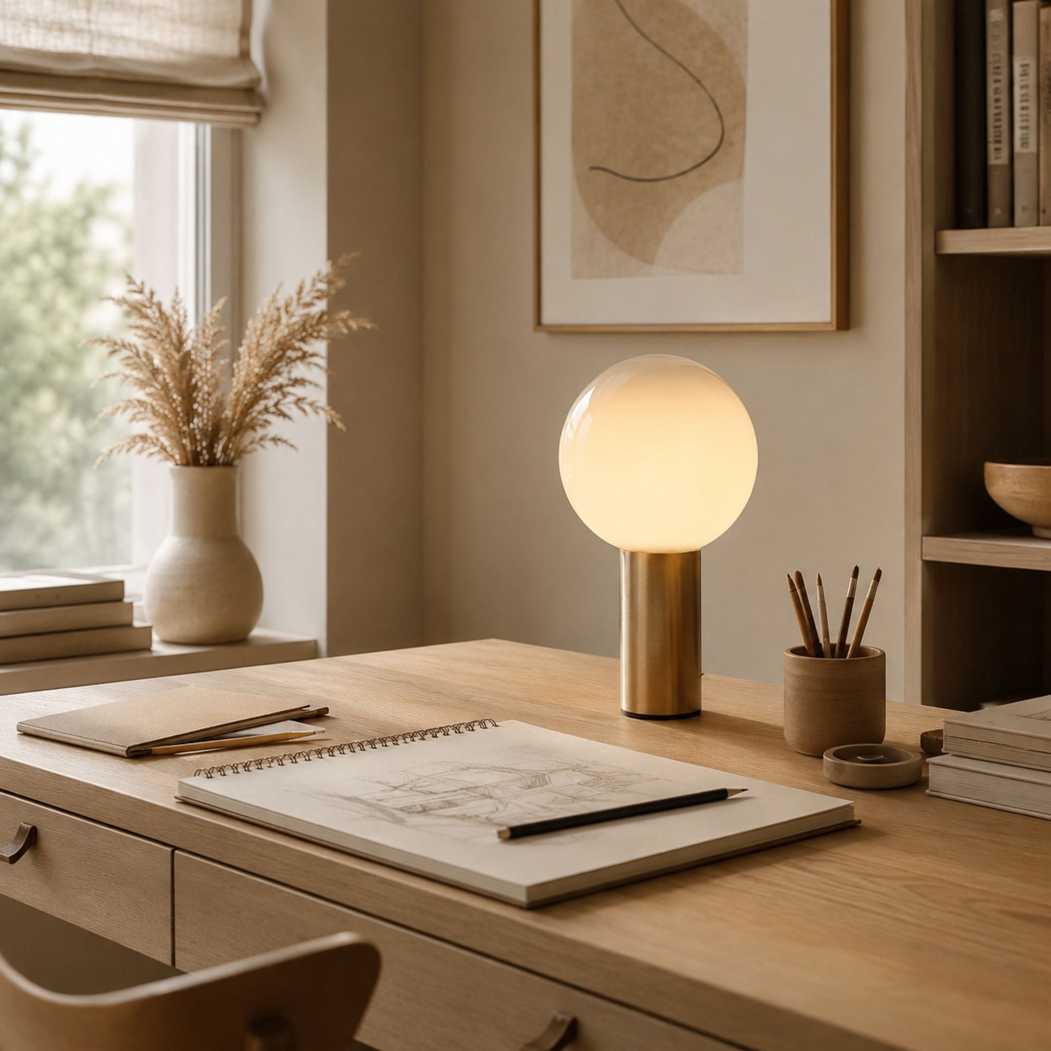 The Opal Glow Table Lamp