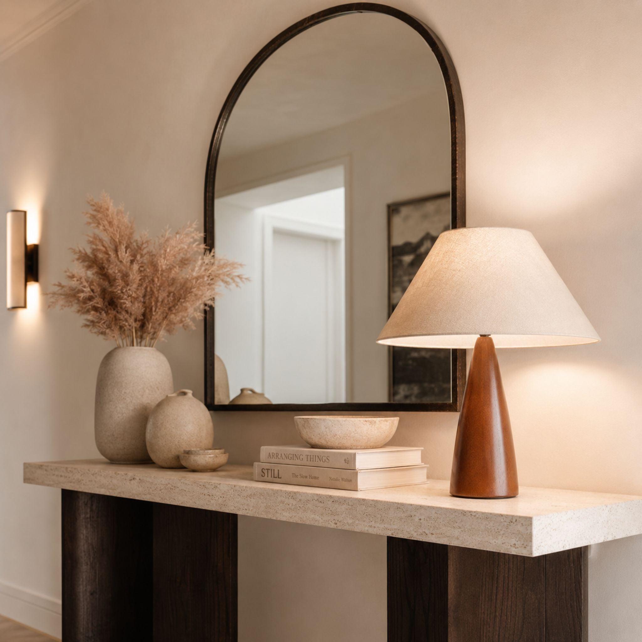 The Elegant Wooden Accent Table Lamp