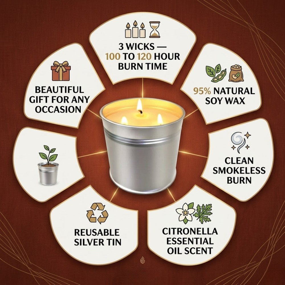 The Garden Candle — Summer Evenings in a Single Flame