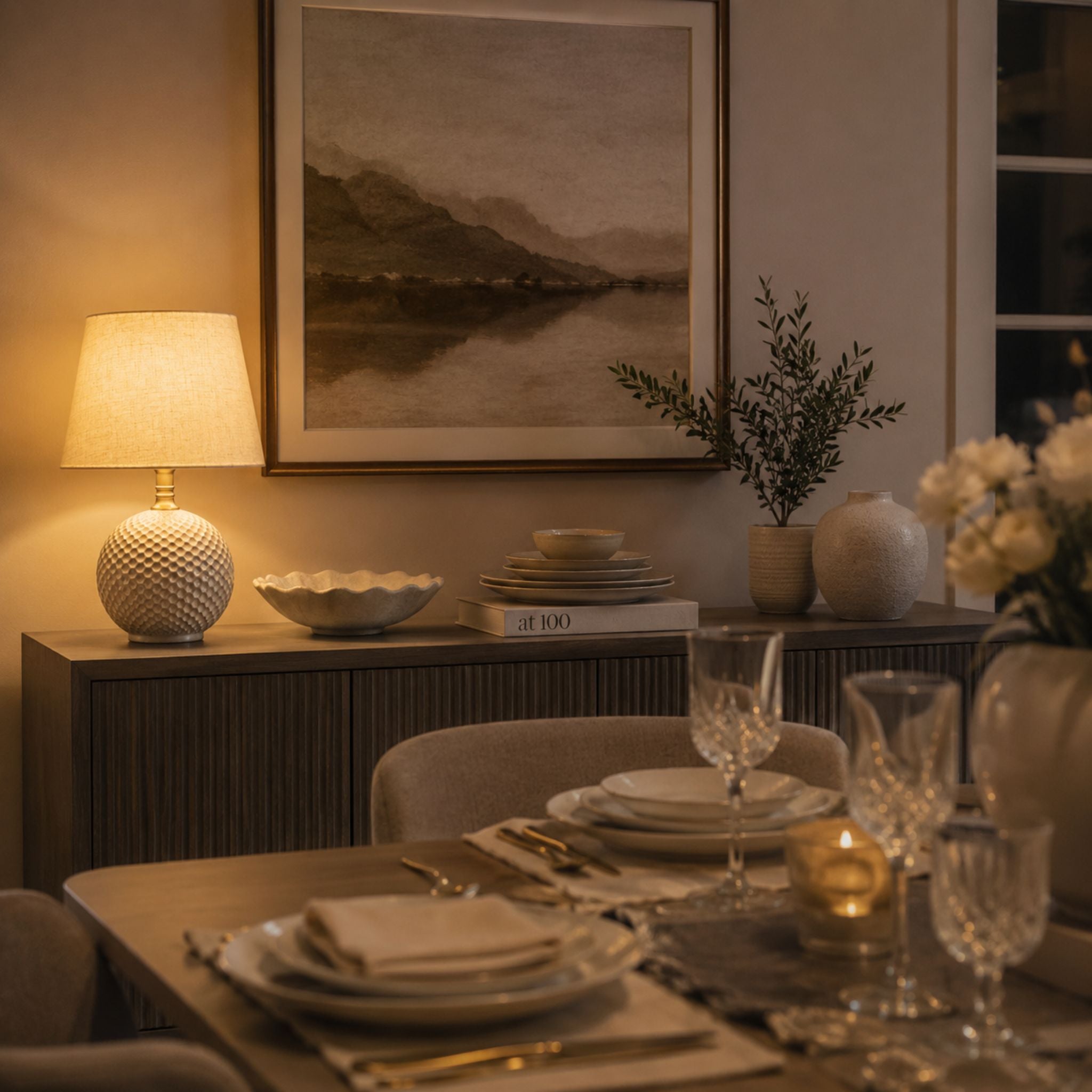 The Honeycomb Glow Table Lamp