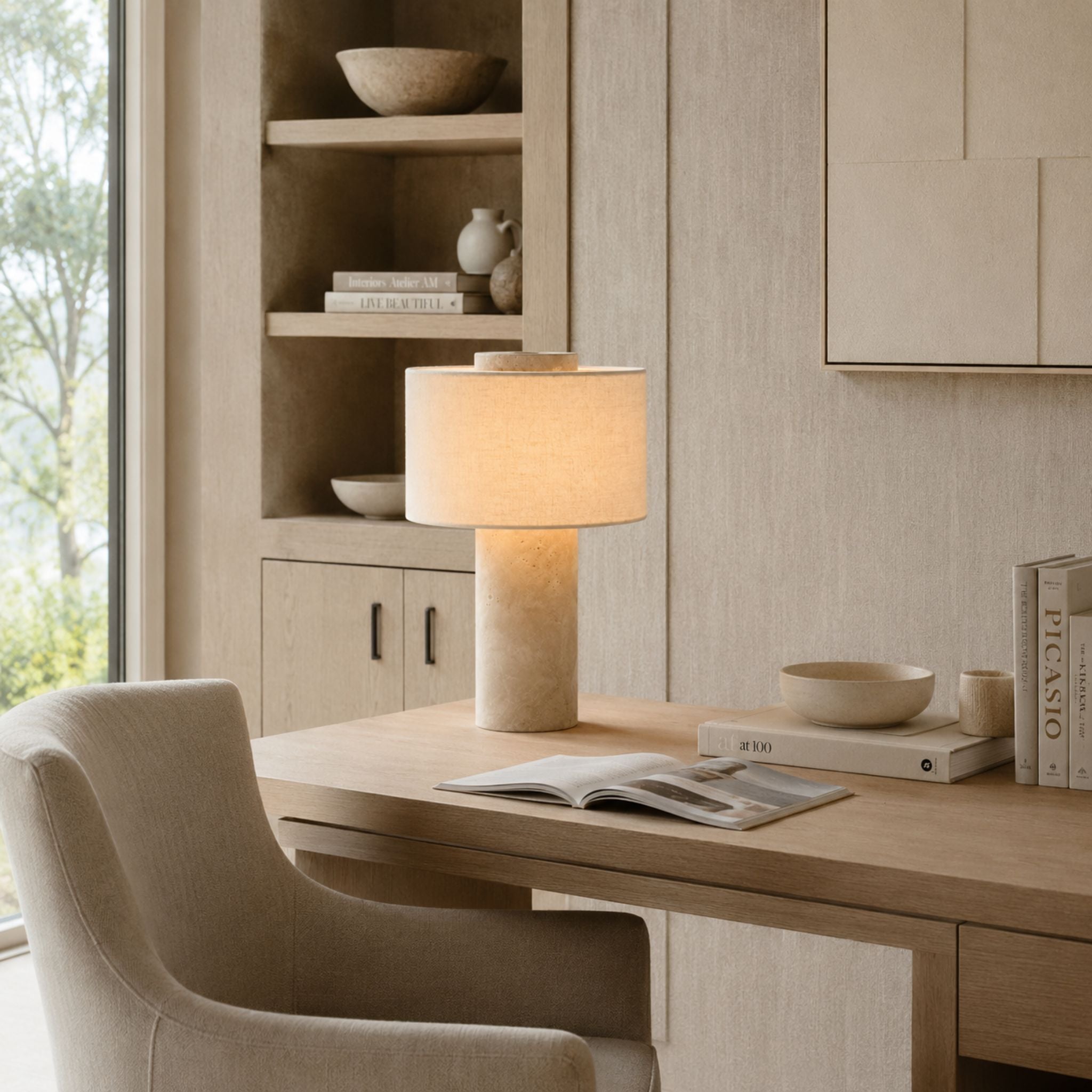 The Minimalist Stone Table Lamp