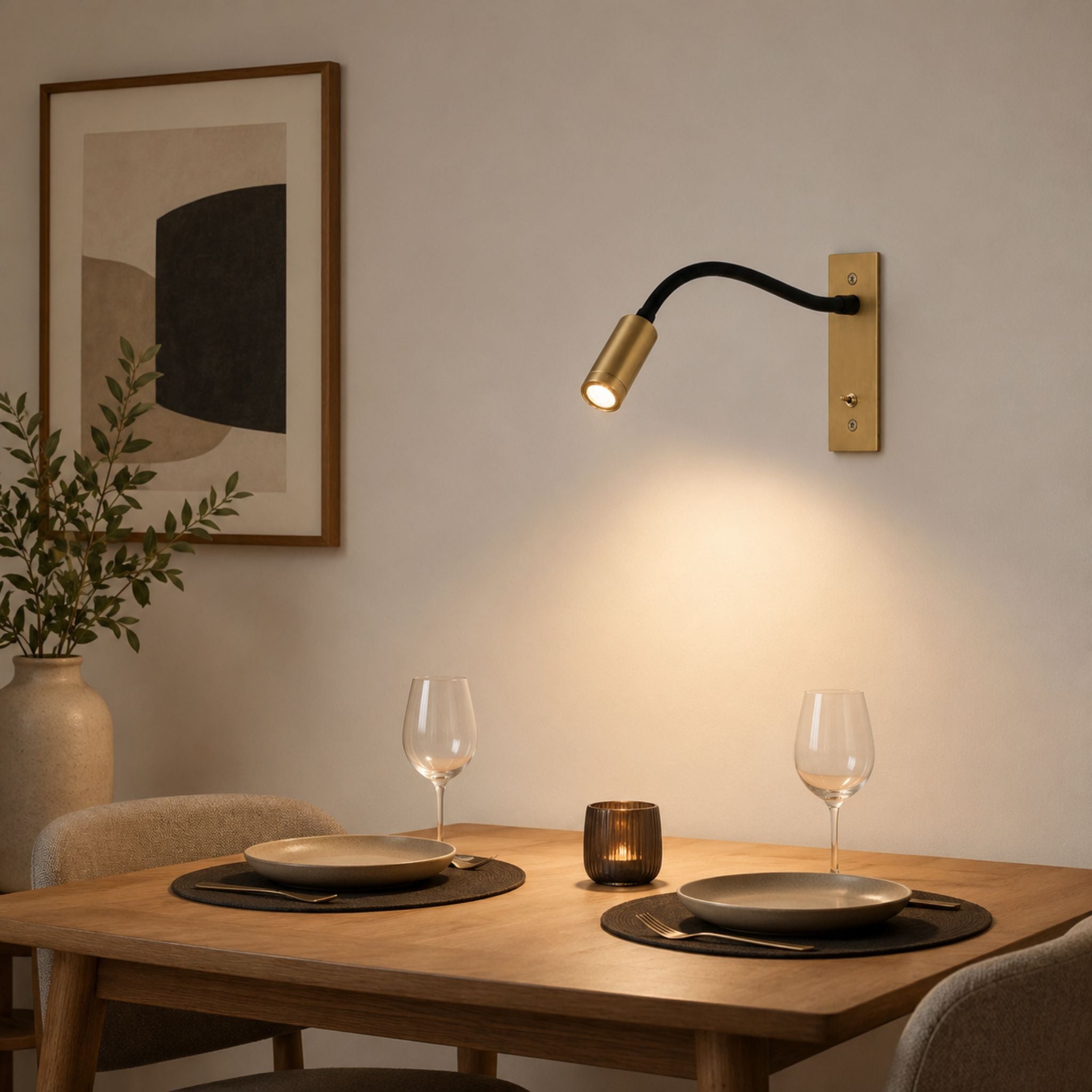 The Modern Gooseneck Wall Light