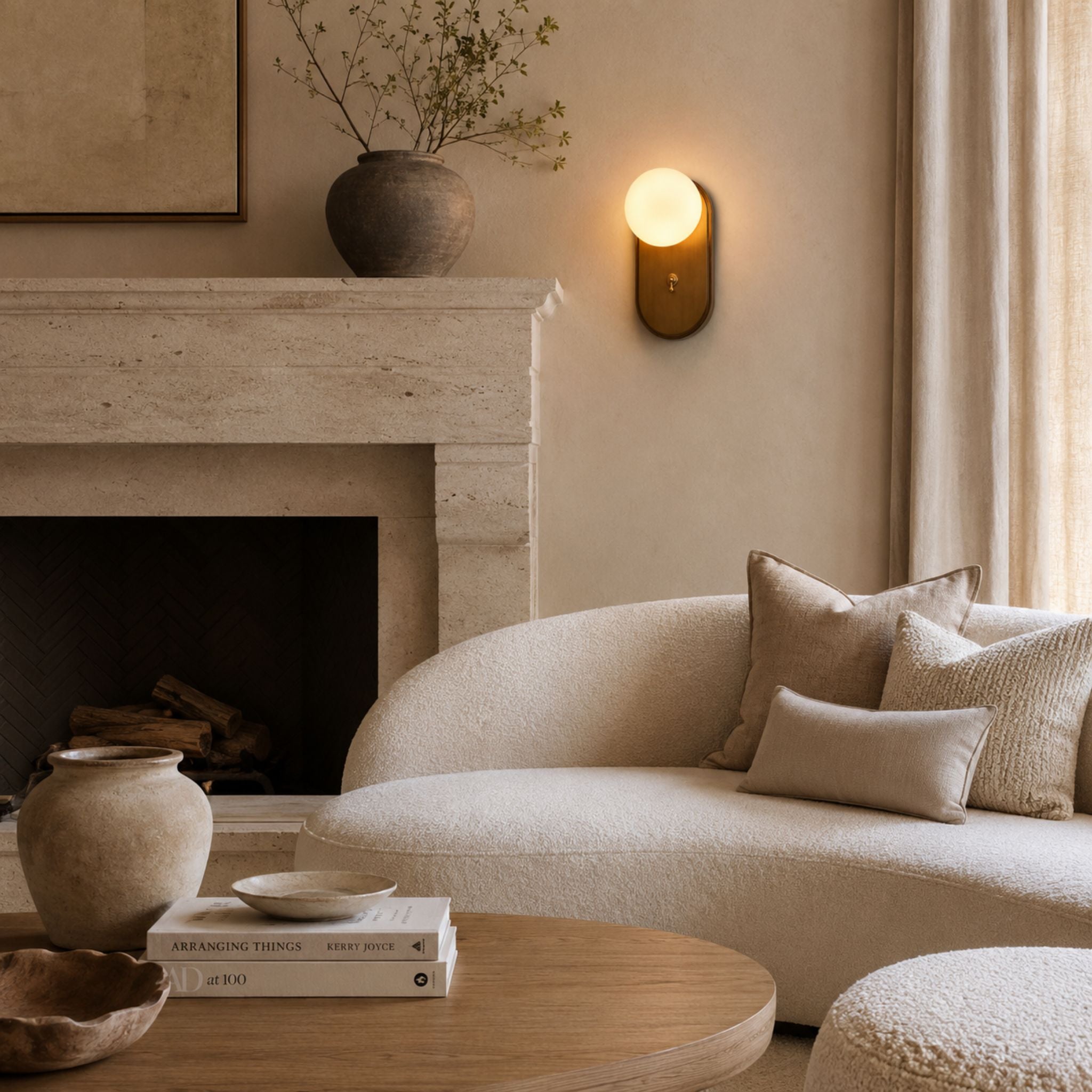 The Opal Glow Wall Sconce
