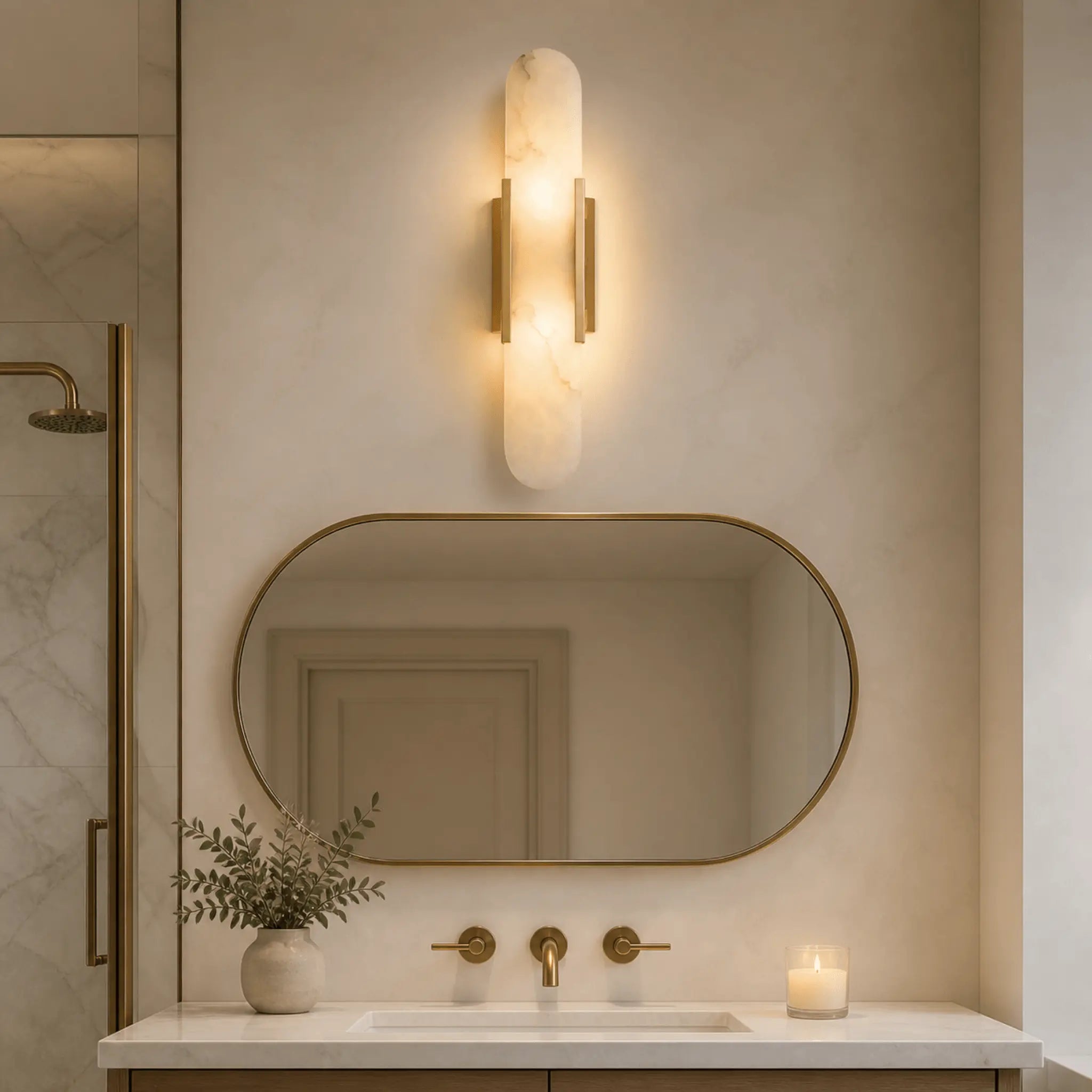 The Soft Stone Wall Light