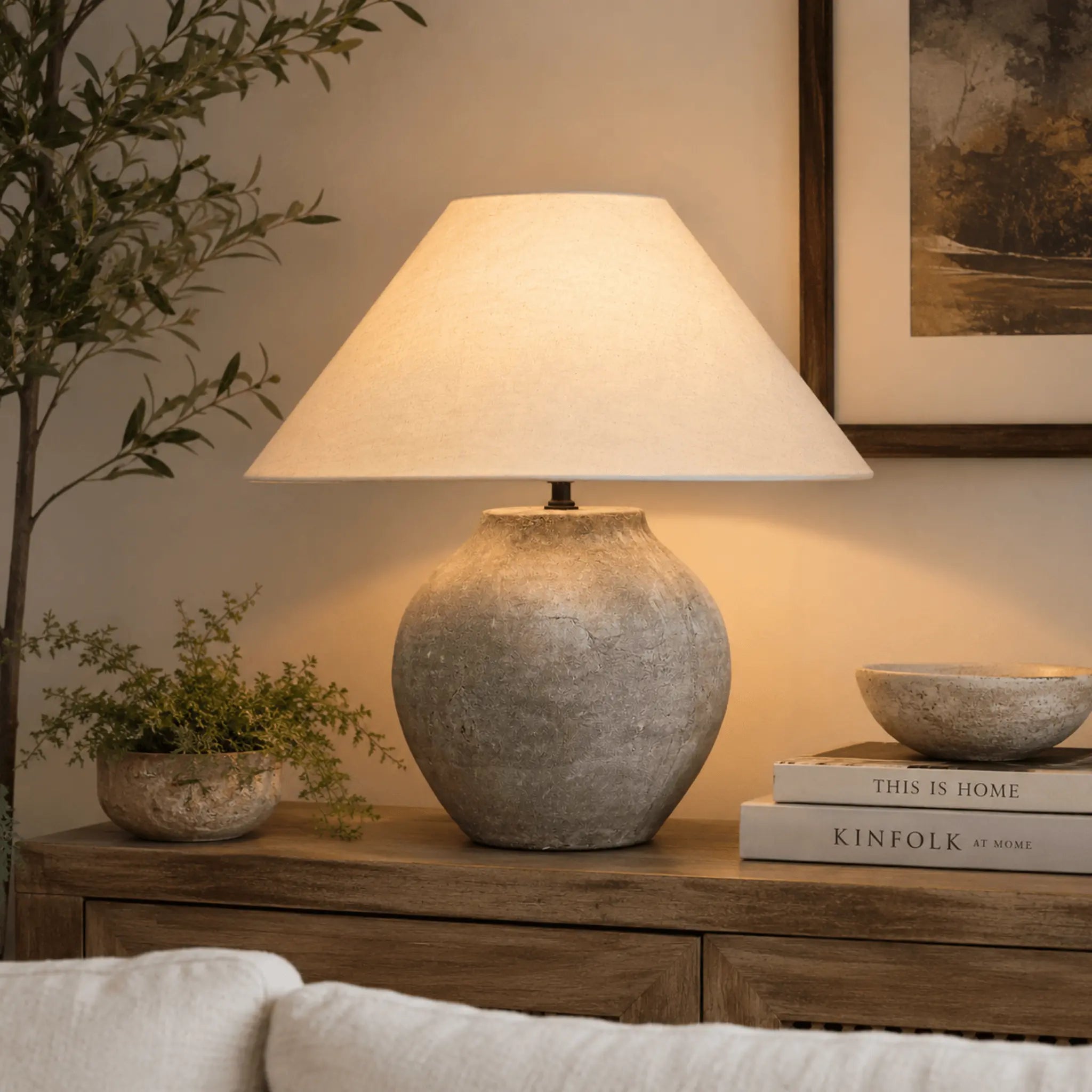 The Quiet Stoneware Lamp
